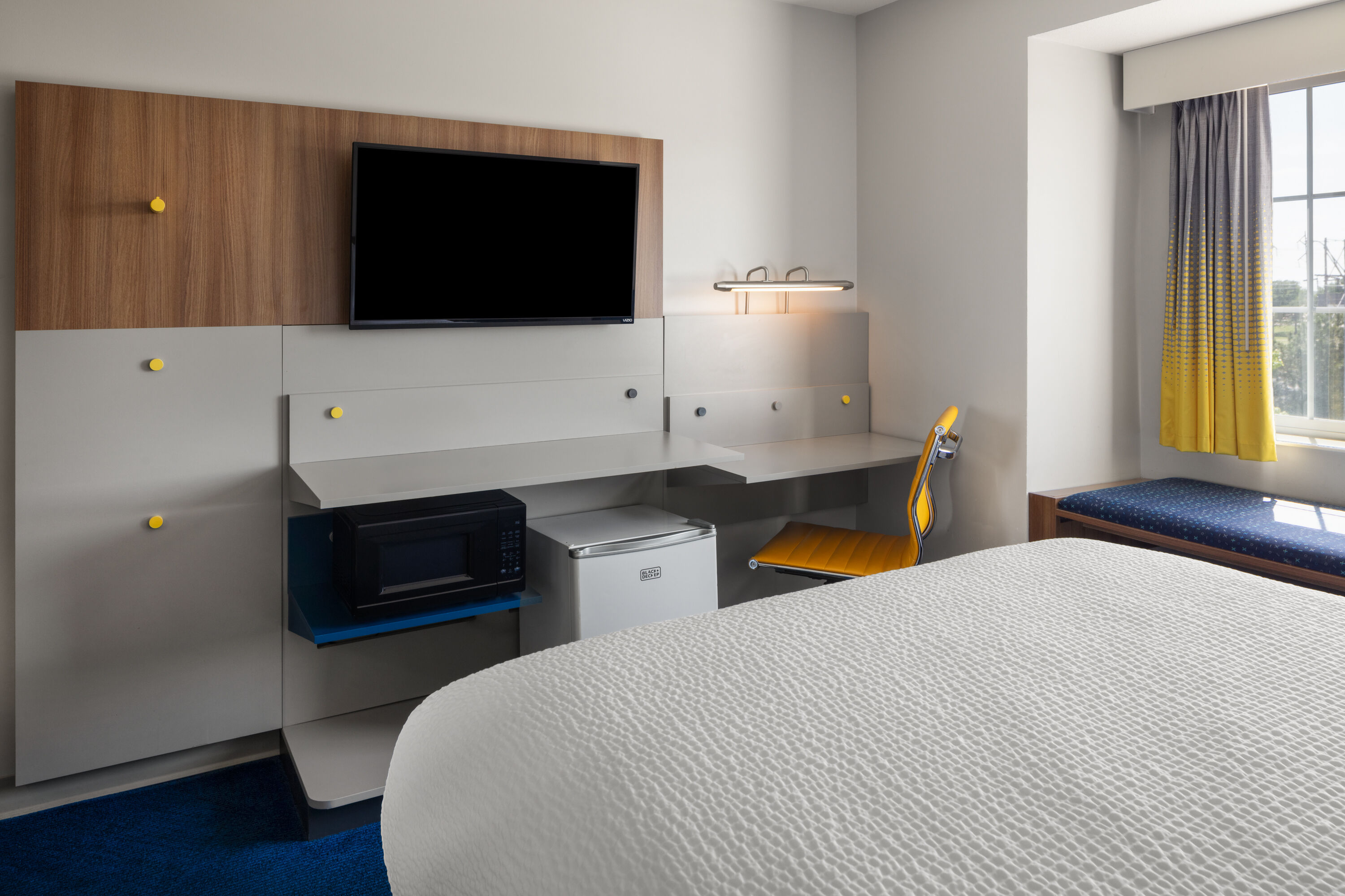 Guest room at the Microtel Inn & Suites by Wyndham Kearney in Kearney, Nebraska