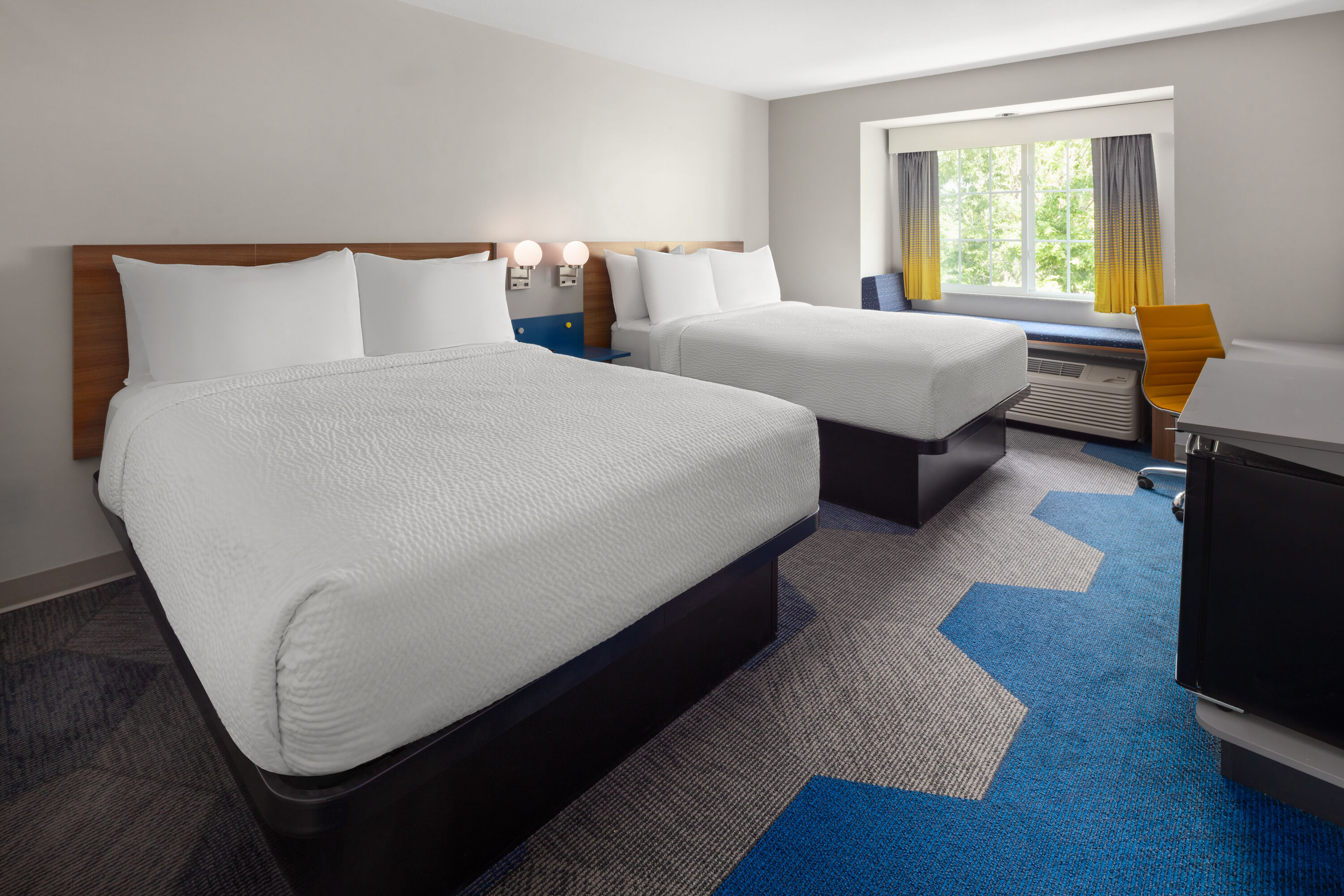 Guest room at the Microtel Inn & Suites by Wyndham Kearney in Kearney, Nebraska