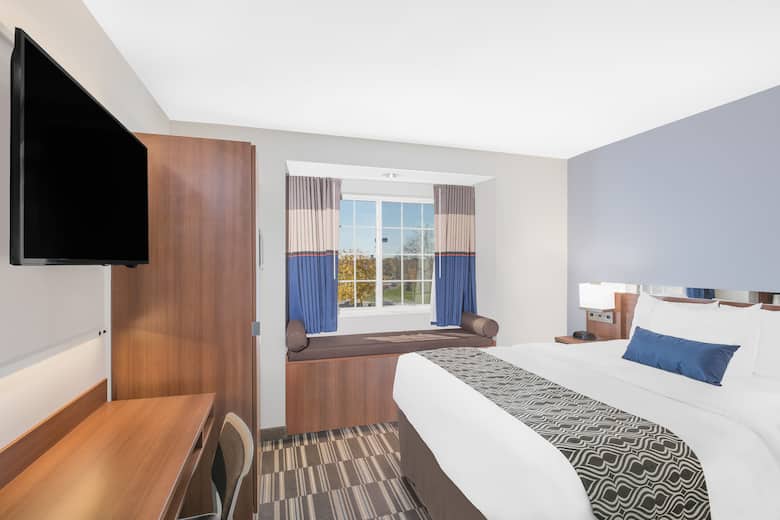 Microtel Inn Suites By Wyndham Binghamton Hotels Guest Room At The Microtel Inn Suites By Wyndham Binghamton In New York