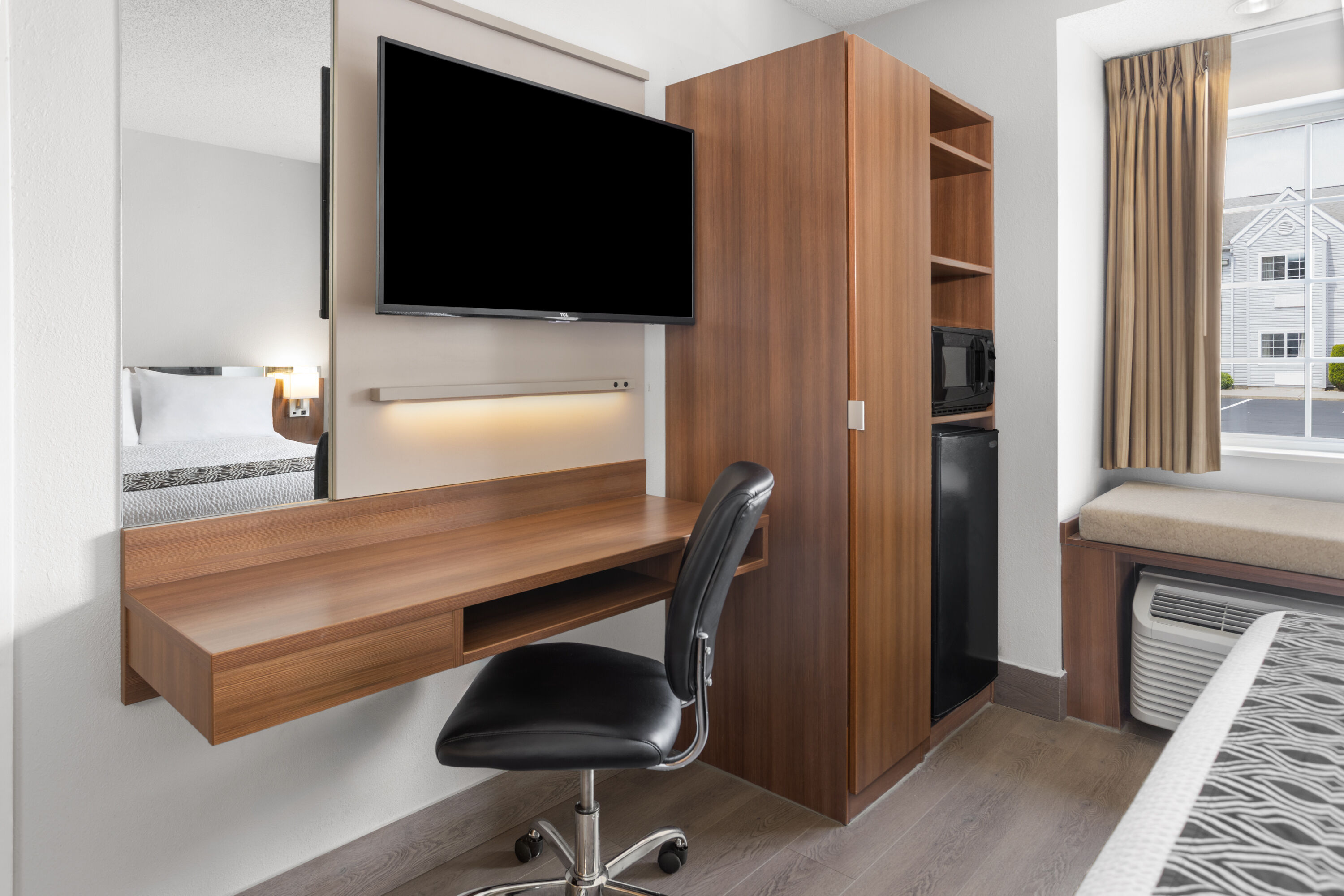 Guest room at the Microtel Inn by Wyndham Albany Airport in Latham, New York