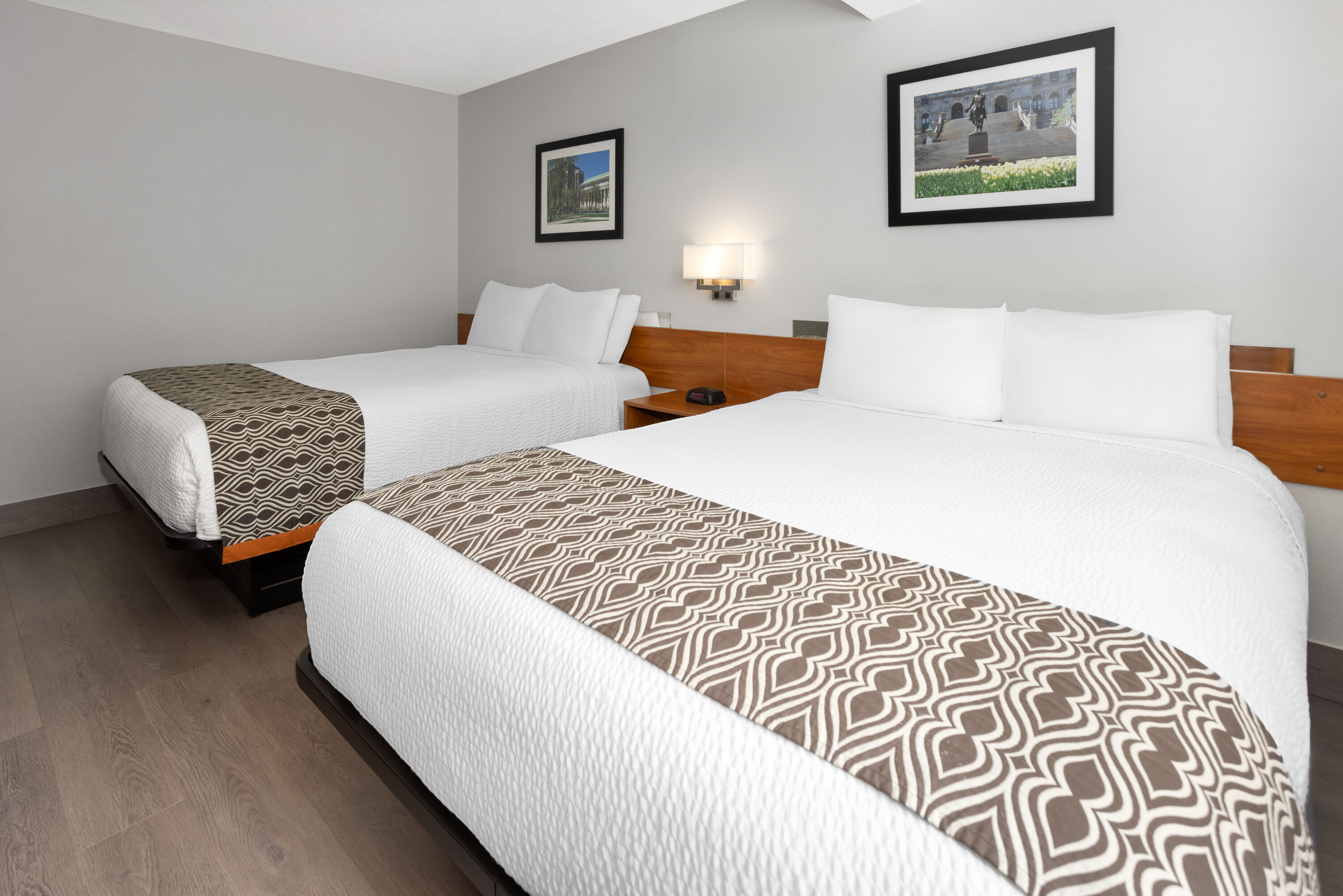 Guest room at the Microtel Inn by Wyndham Albany Airport in Latham, New York