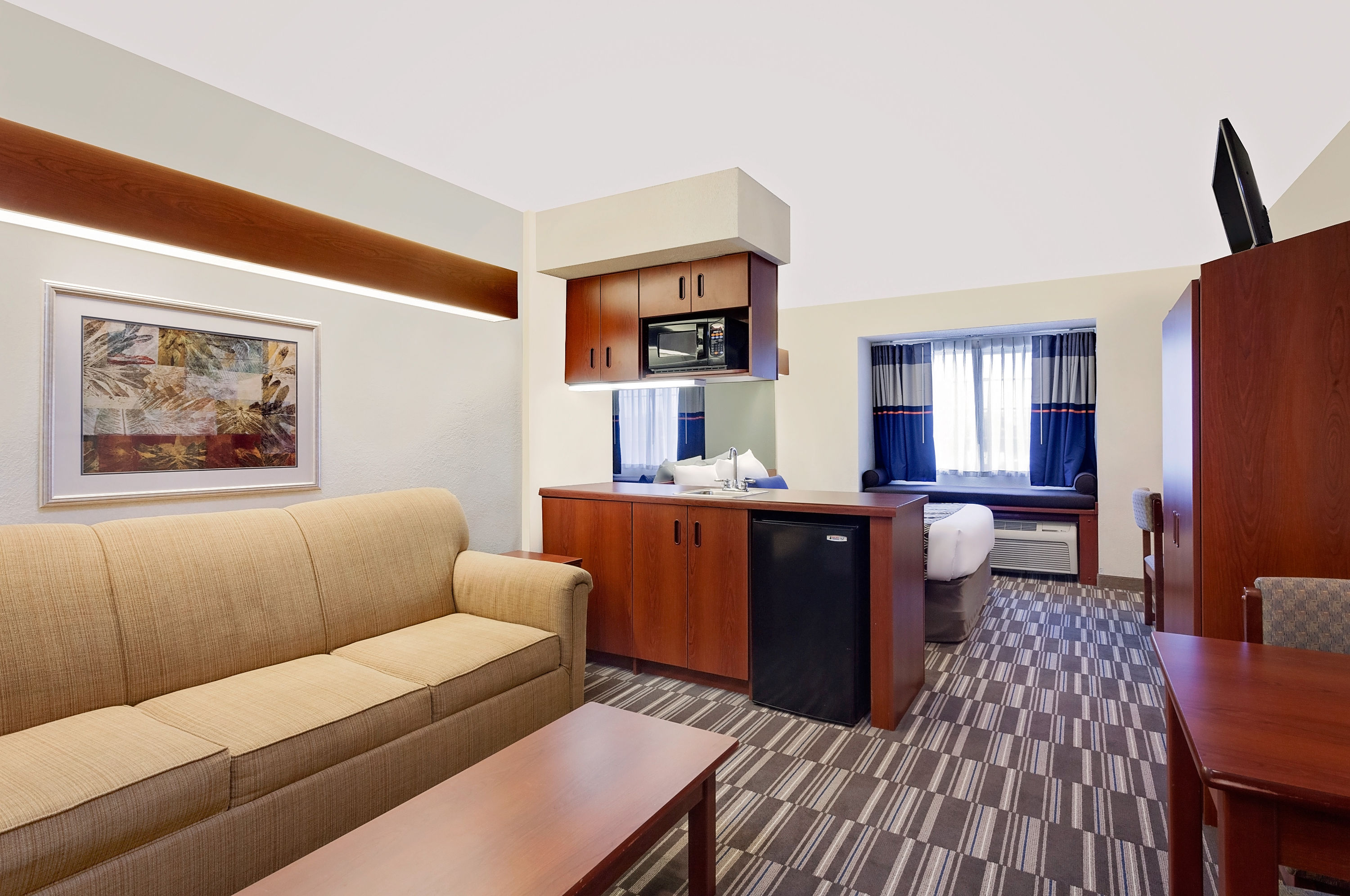 Guest room at the Microtel Inn & Suites by Wyndham Middletown in Middletown, New York