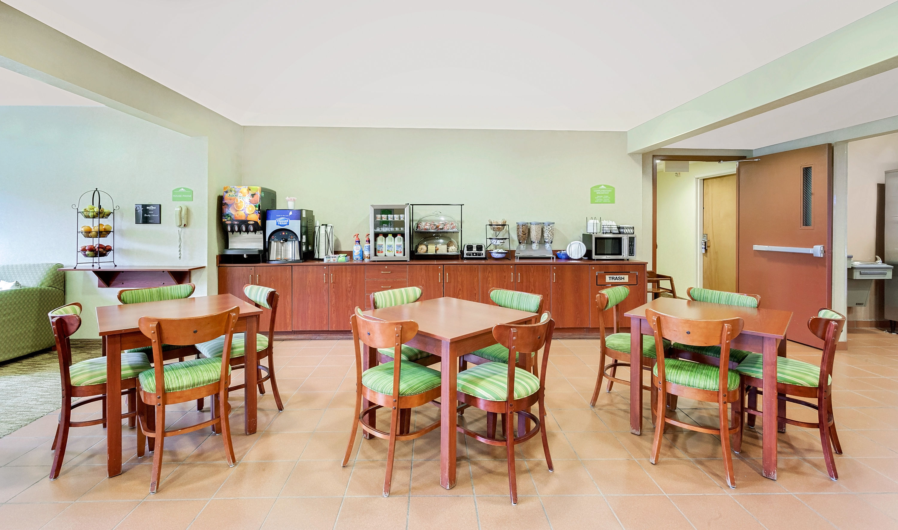 Free breakfast at Microtel Inn & Suites by Wyndham Wellsville in Wellsville, New York