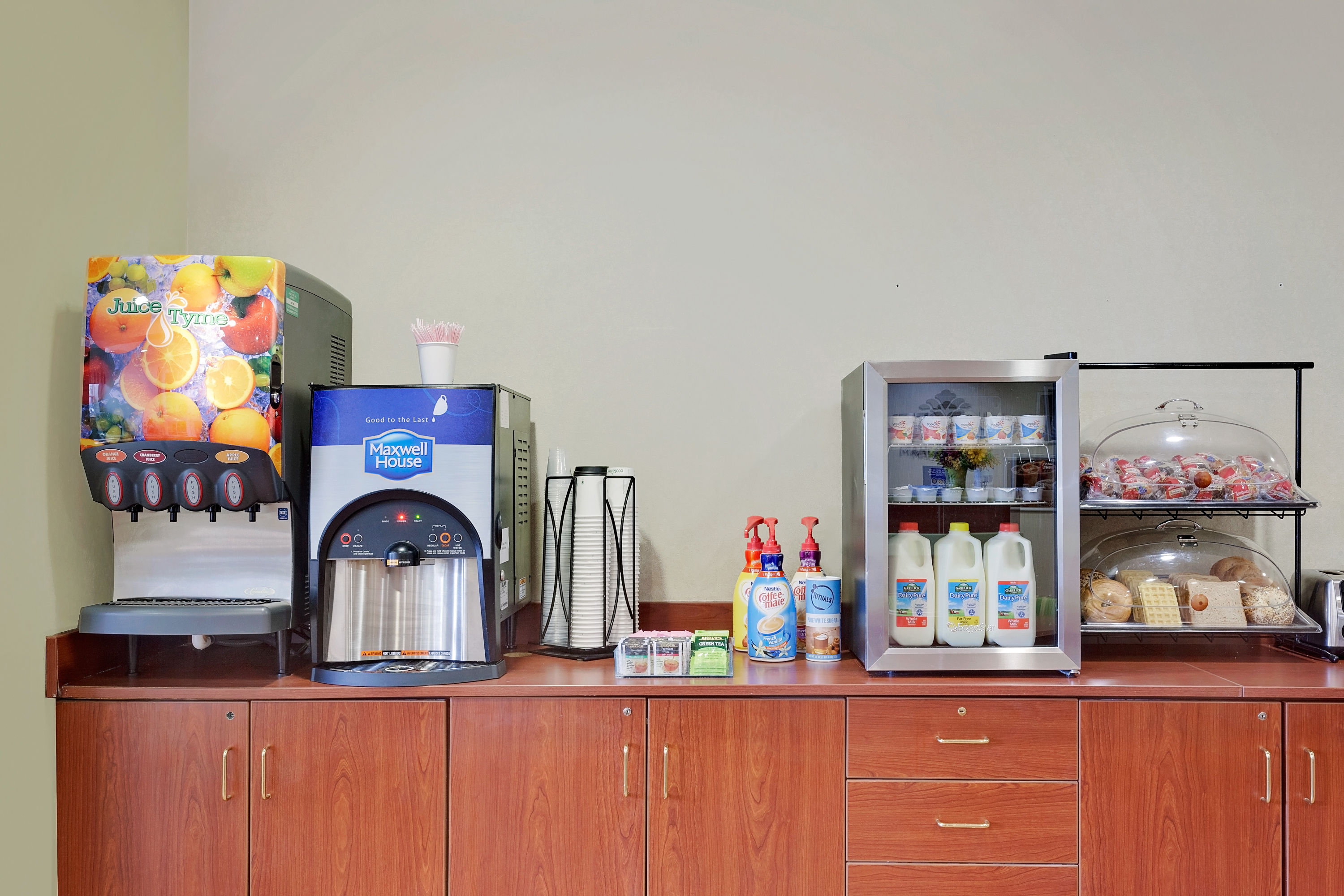 Free breakfast at Microtel Inn & Suites by Wyndham Wellsville in Wellsville, New York