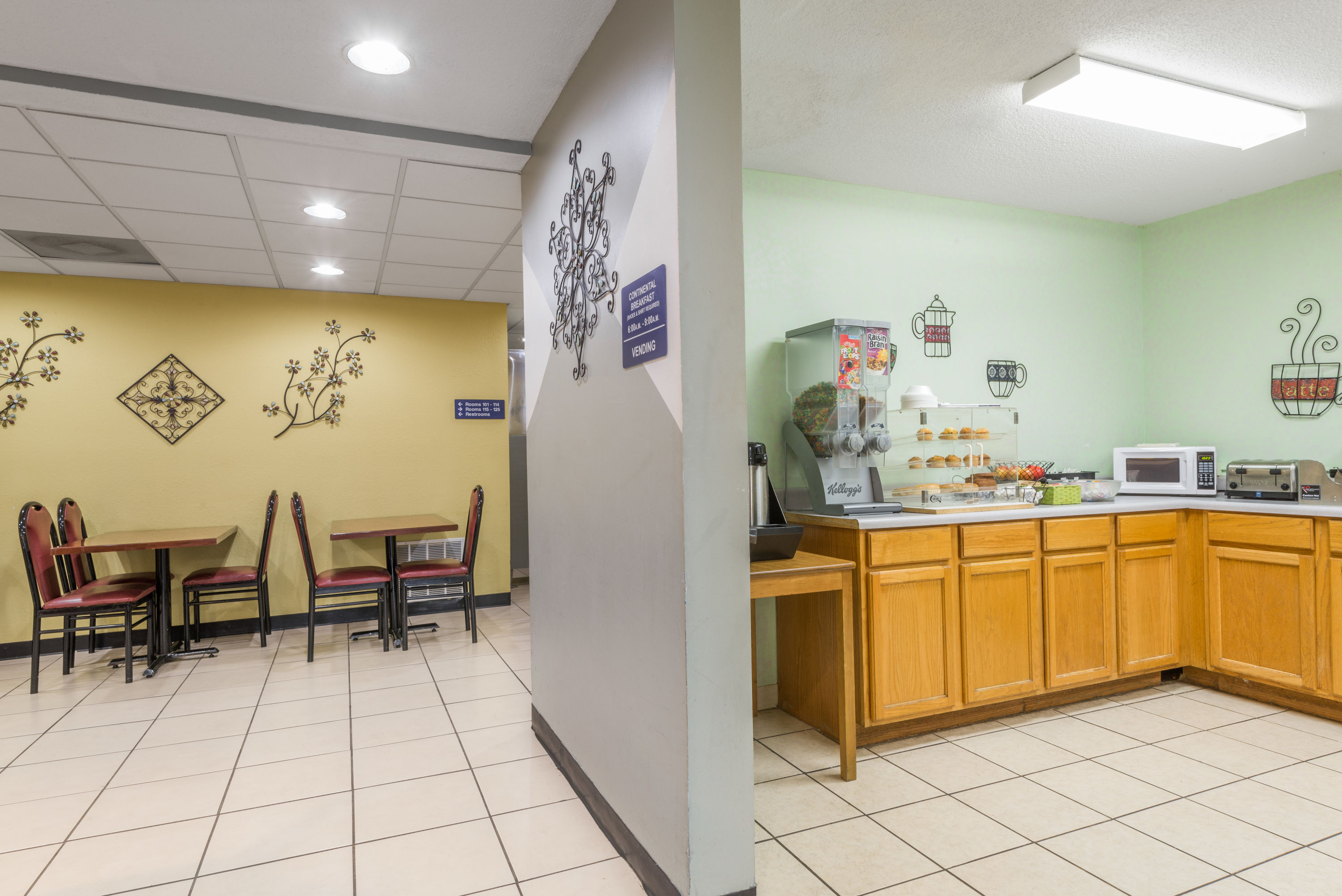 Free breakfast at Microtel Inn & Suites by Wyndham Dayton/Riverside OH in Dayton, Ohio