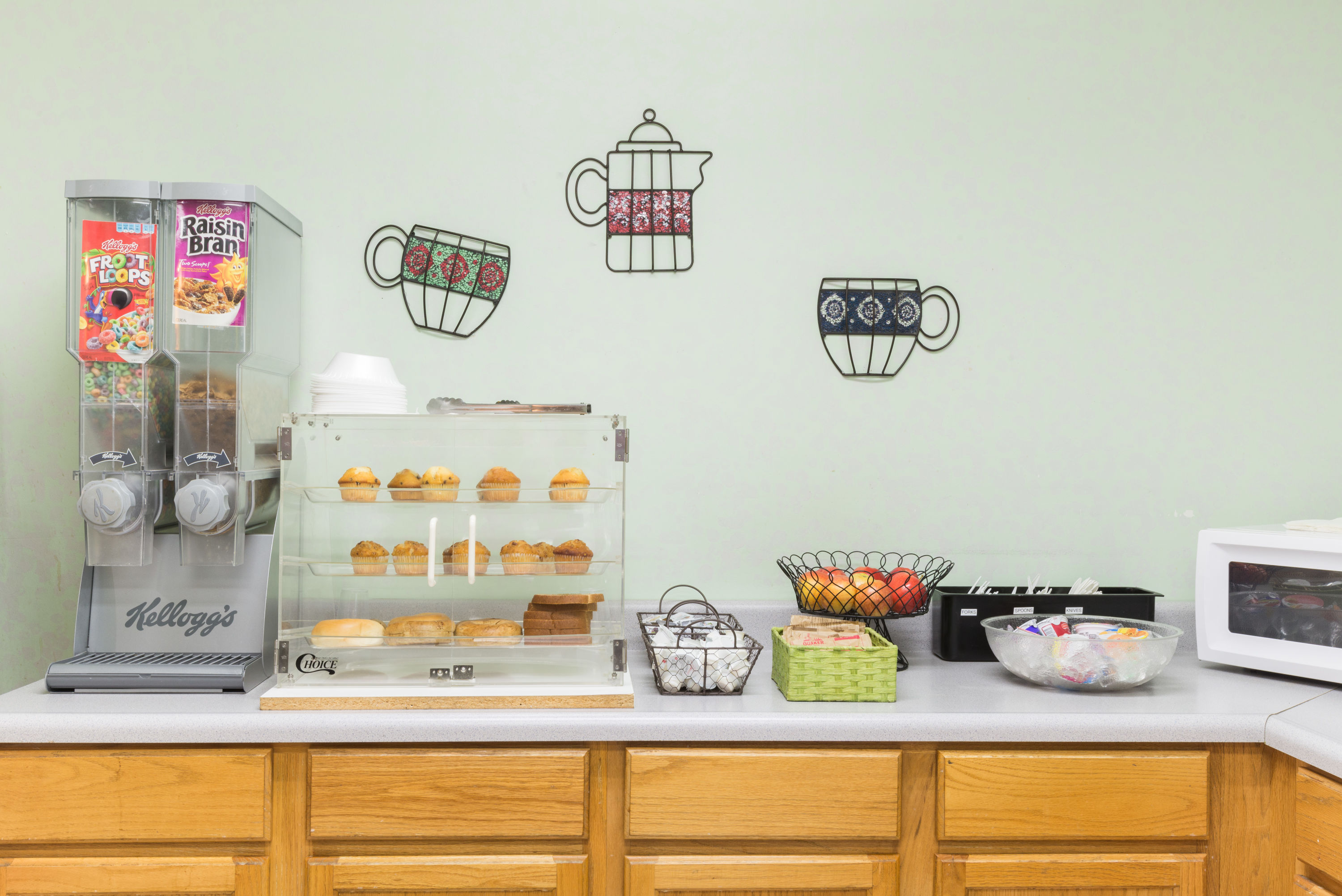 Free breakfast at Microtel Inn & Suites by Wyndham Dayton/Riverside OH in Dayton, Ohio