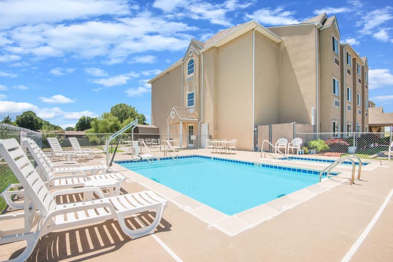 Pool at the Microtel Inn & Suites by Wyndham Claremore in Claremore, Oklahoma