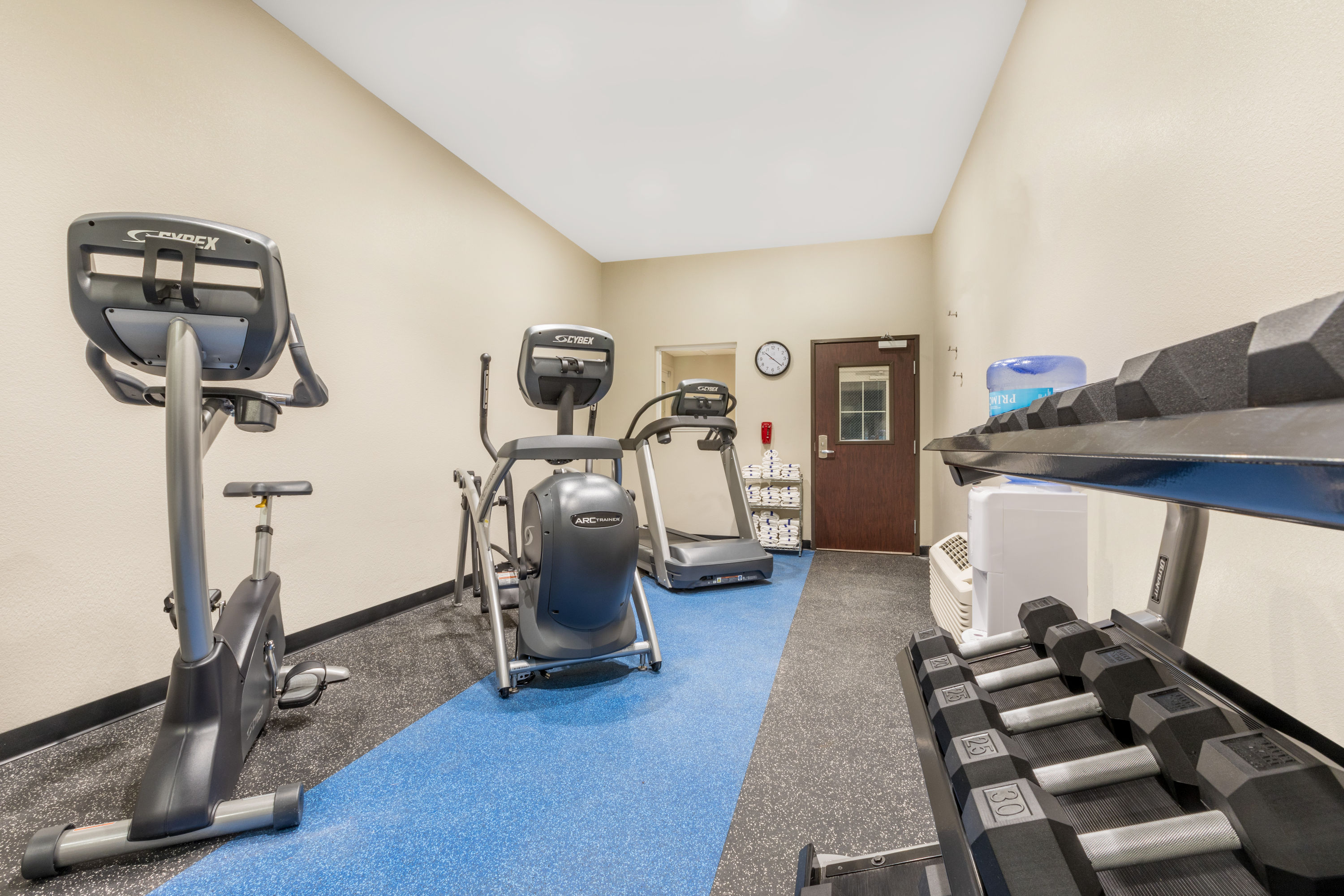 Fitness room at Microtel Inn & Suites by Wyndham Perry in Perry, Oklahoma