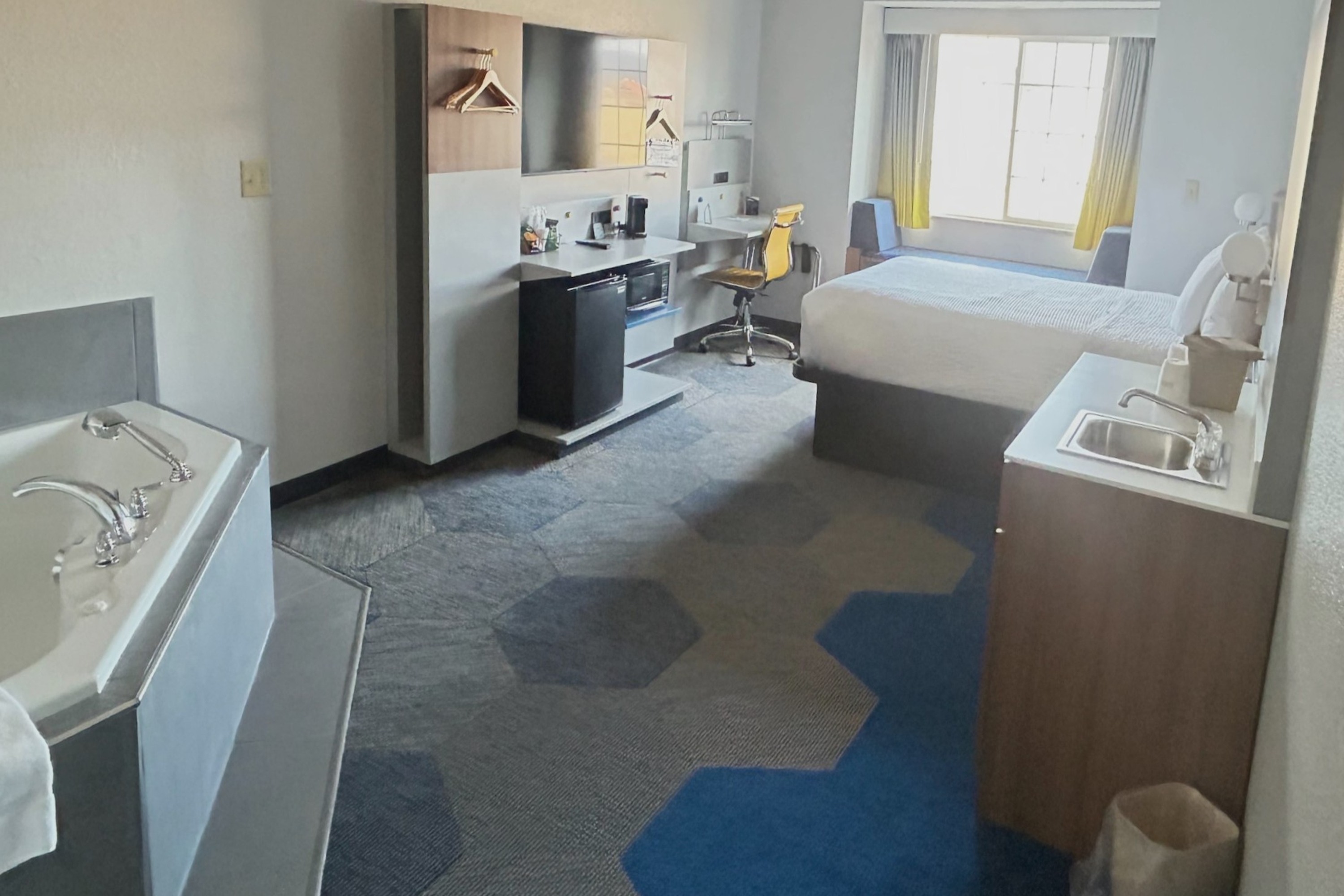 Guest room at the Microtel Inn & Suites by Wyndham Mansfield in Mansfield, Pennsylvania
