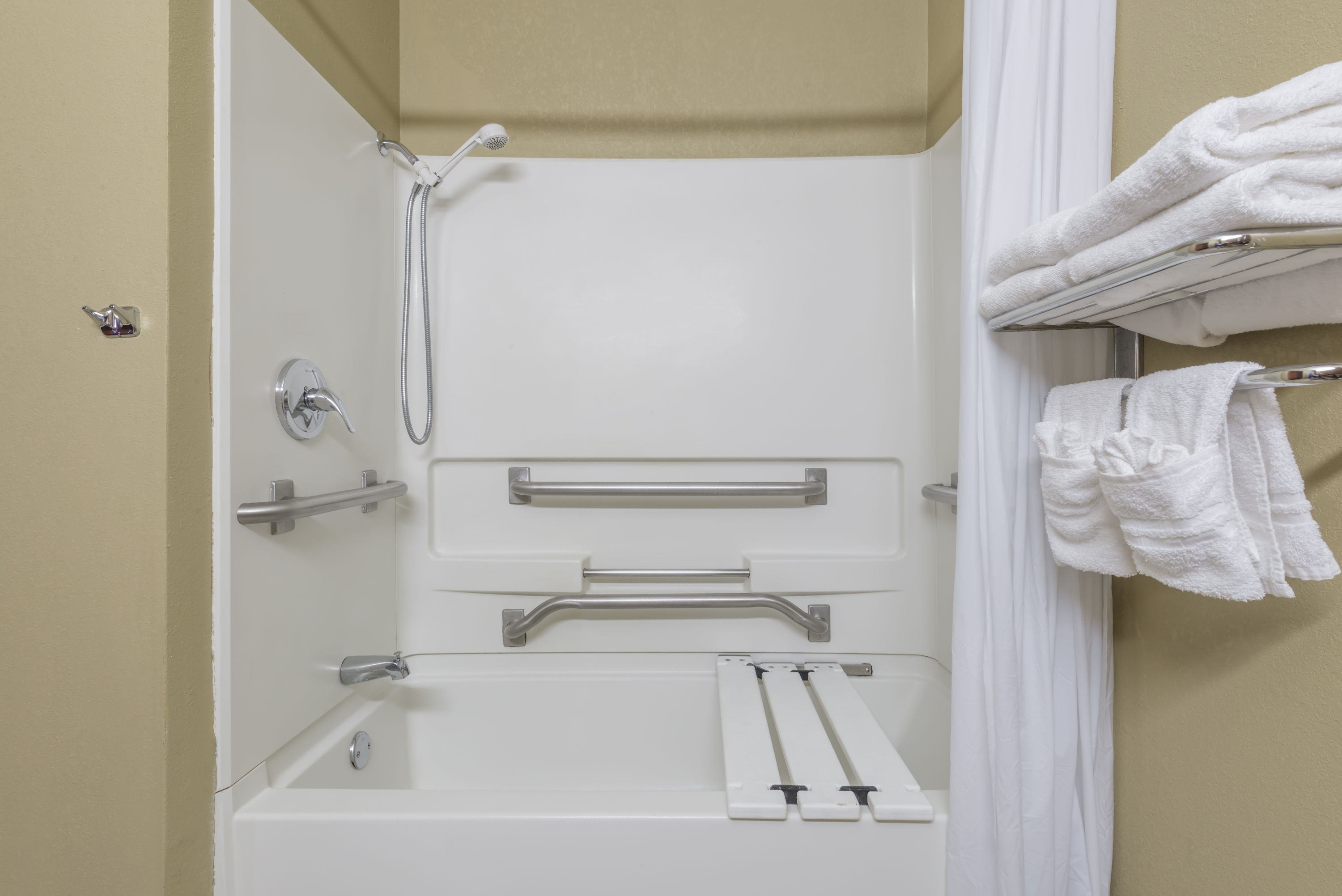 Guest room at the Microtel Inn & Suites by Wyndham West Chester in West Chester, Pennsylvania