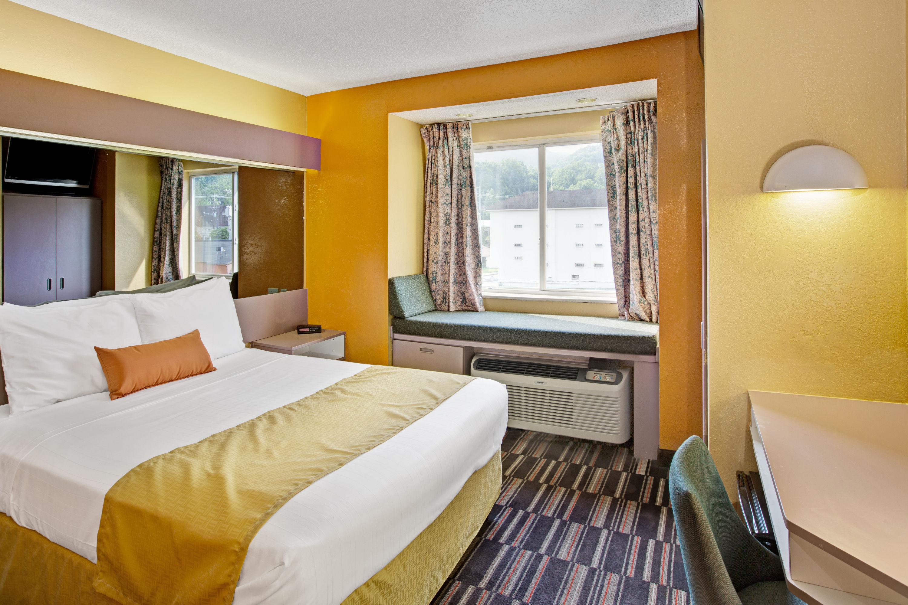 Guest room at the Microtel Inn & Suites by Wyndham Gatlinburg in Gatlinburg, Tennessee