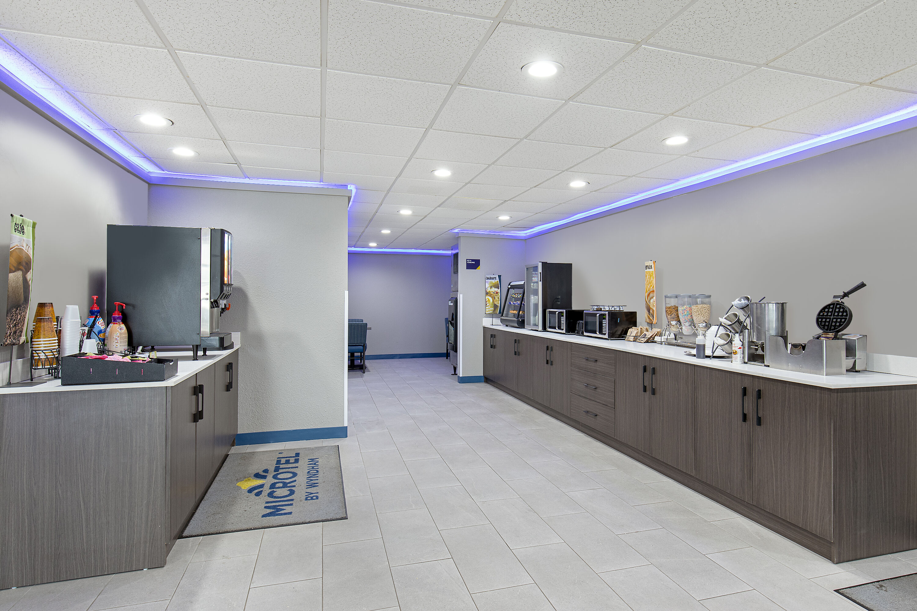 Free breakfast at Microtel Inn & Suites by Wyndham Manchester in Manchester, Tennessee