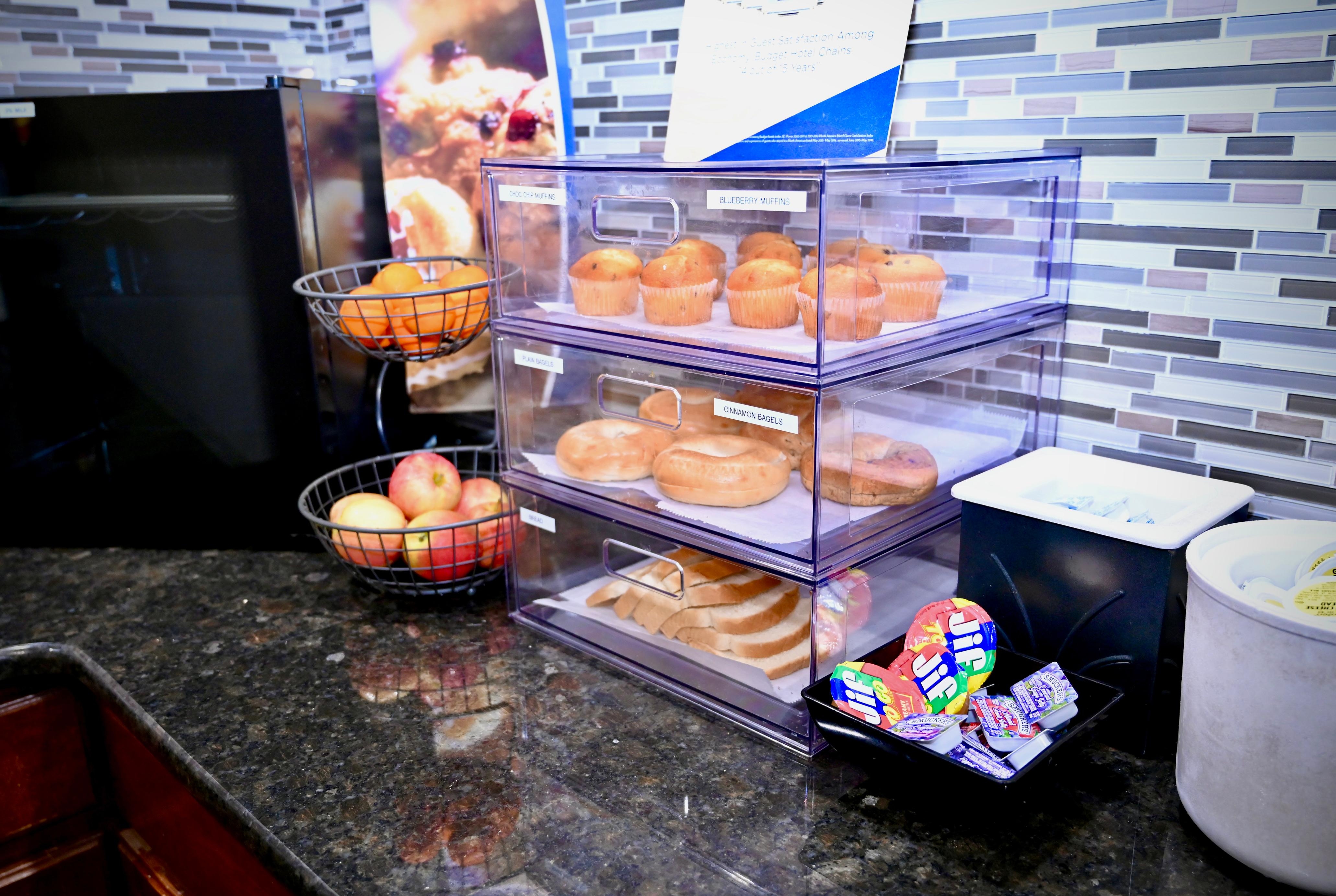 Microtel Inn & Suites by Wyndham Murfreesboro restaurant breakfast area close up in Murfreesboro, Tennessee