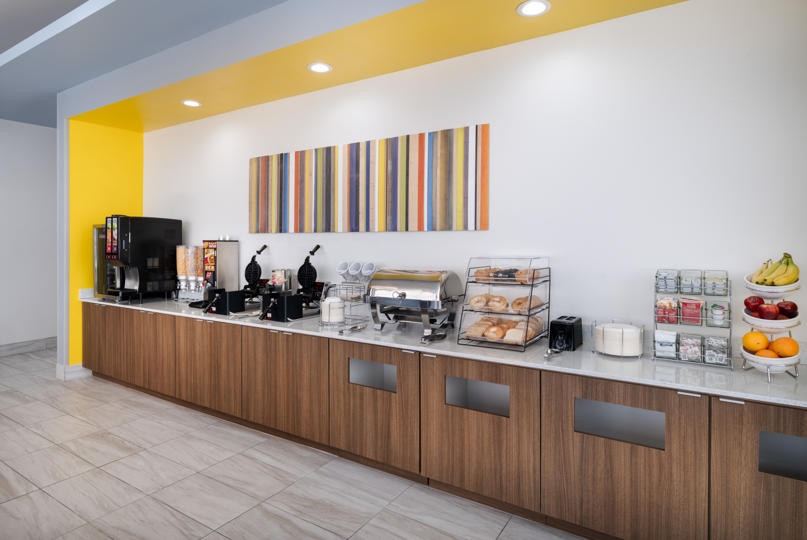 Free breakfast at Microtel Inn & Suites by Wyndham Amarillo West in Amarillo, Texas