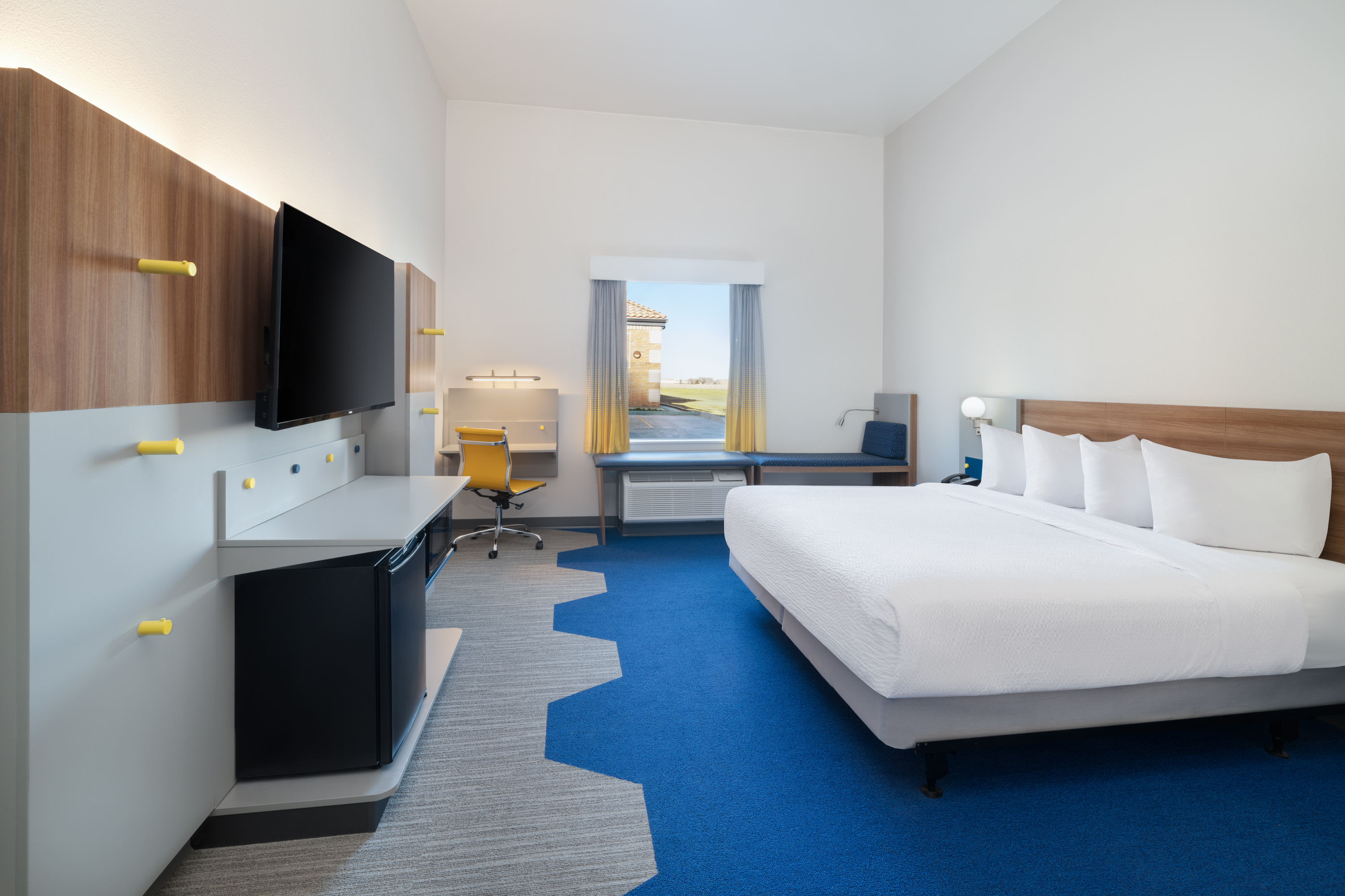 Guest room at the Microtel Inn & Suites by Wyndham Amarillo West in Amarillo, Texas