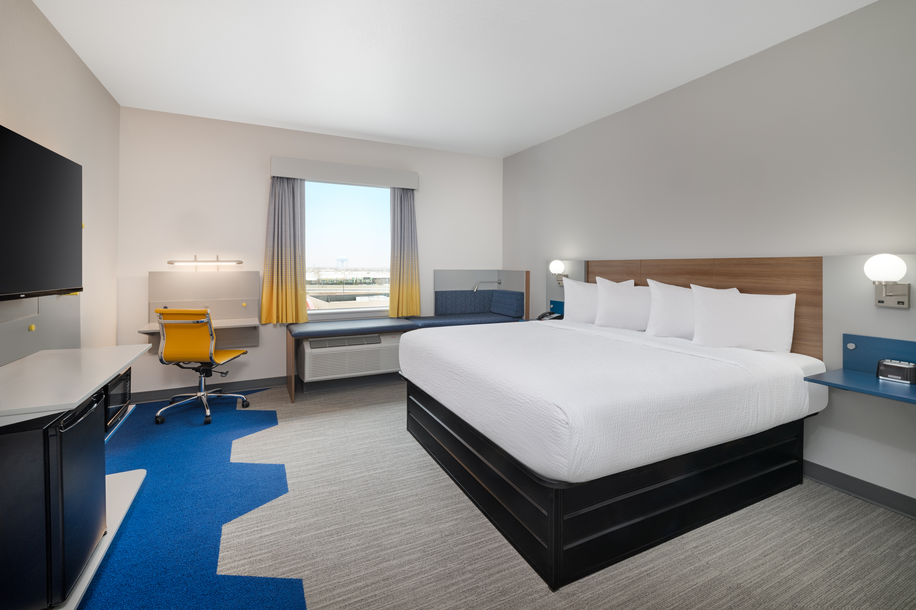 Guest room at the Microtel Inn & Suites by Wyndham Amarillo West in Amarillo, Texas