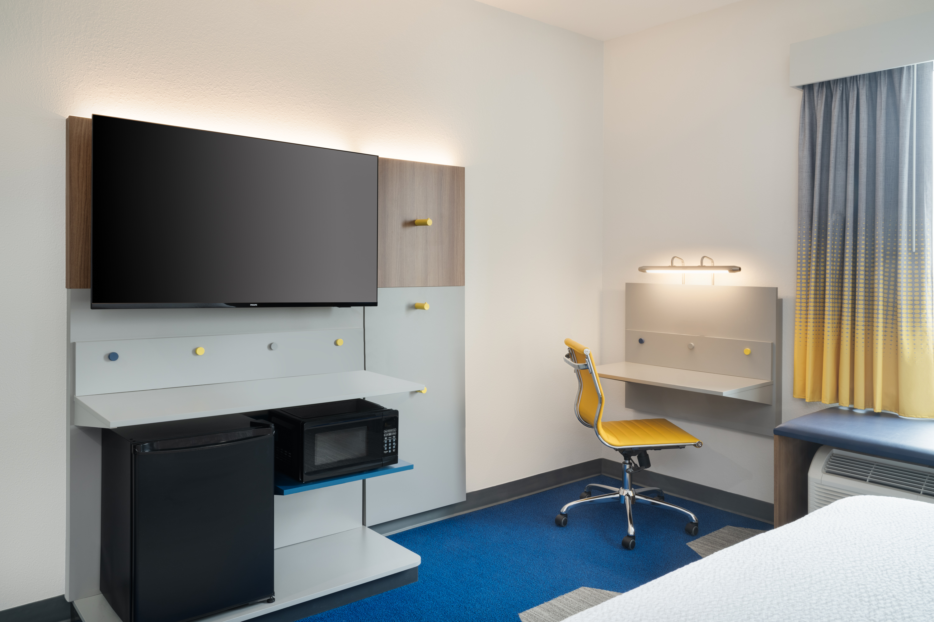 Guest room at the Microtel Inn & Suites by Wyndham Amarillo West in Amarillo, Texas