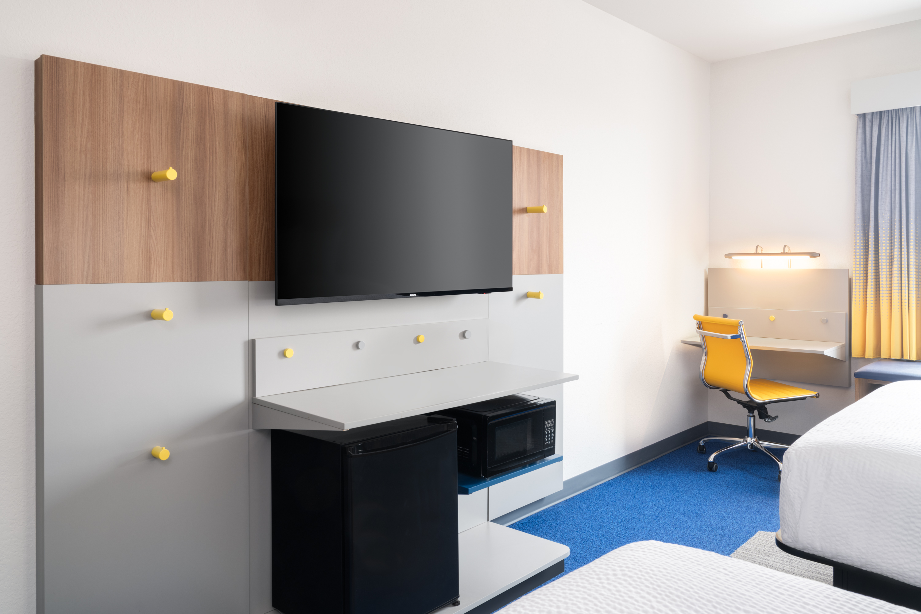 Guest room at the Microtel Inn & Suites by Wyndham Amarillo West in Amarillo, Texas