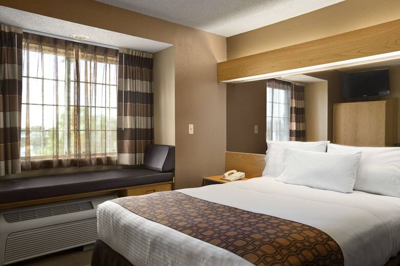 Guest room at the Microtel Inn & Suites by Wyndham El Paso Airport in El Paso, Texas