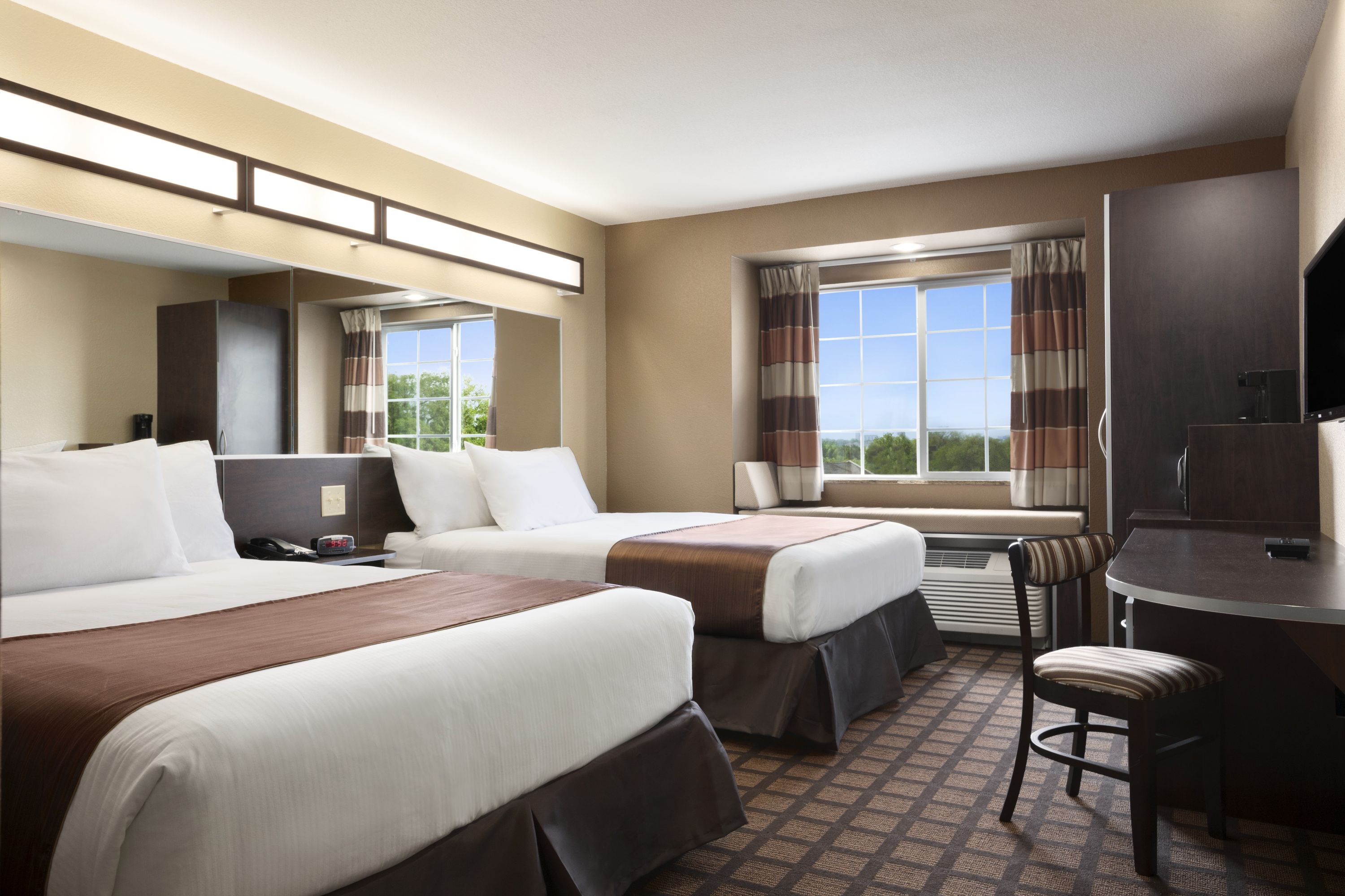 Guest room at the Microtel Inn & Suites by Wyndham Kenedy/Karnes City in Kenedy, Texas
