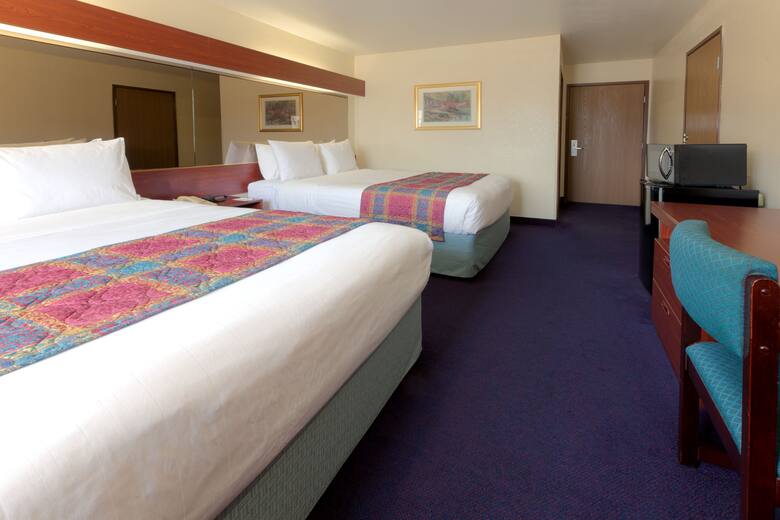 Guest room at the Microtel Inn & Suites by Wyndham Mesquite/Dallas At I-30 in Mesquite, Texas