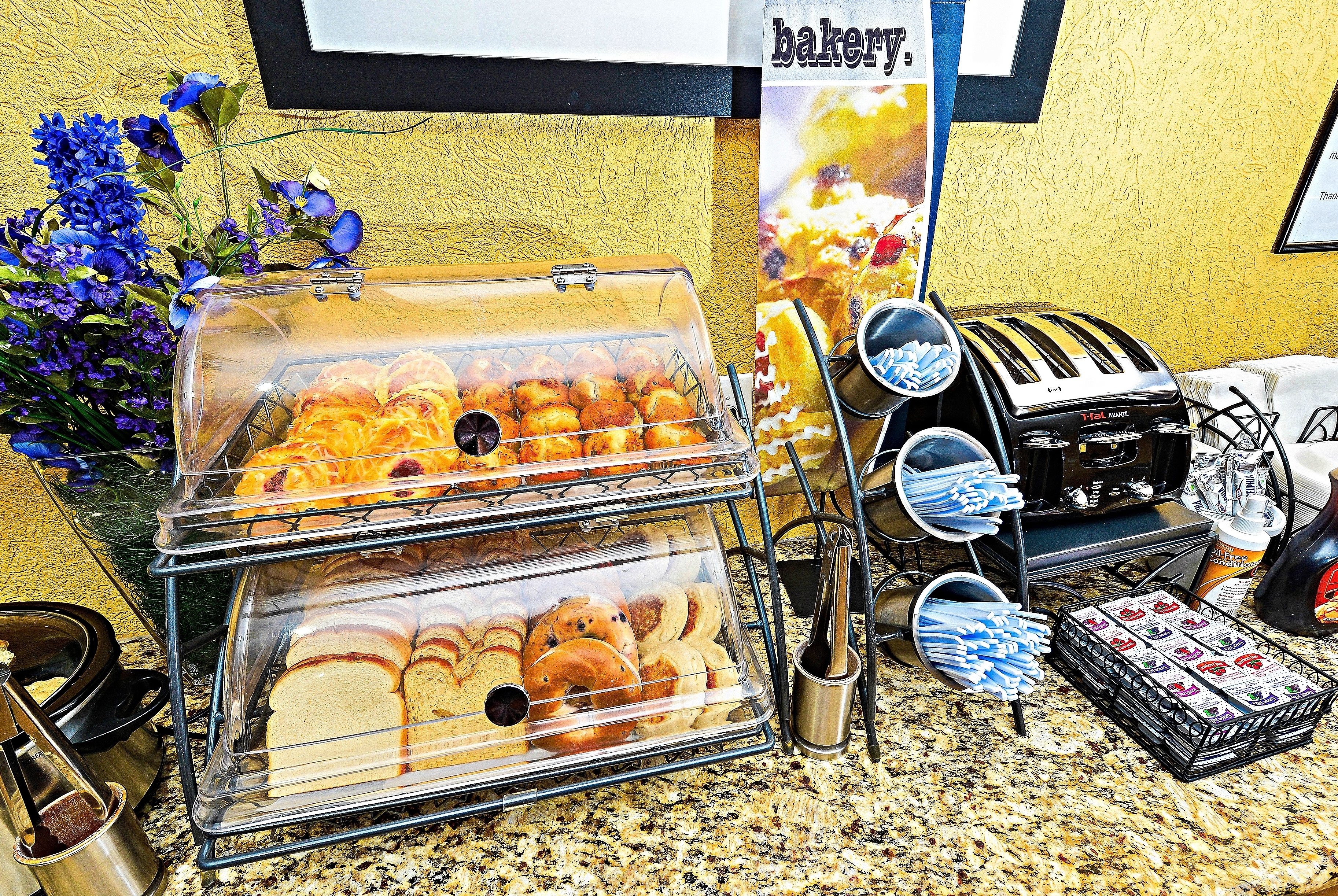 Free breakfast at Microtel Inn & Suites by Wyndham New Braunfels in New Braunfels, Texas