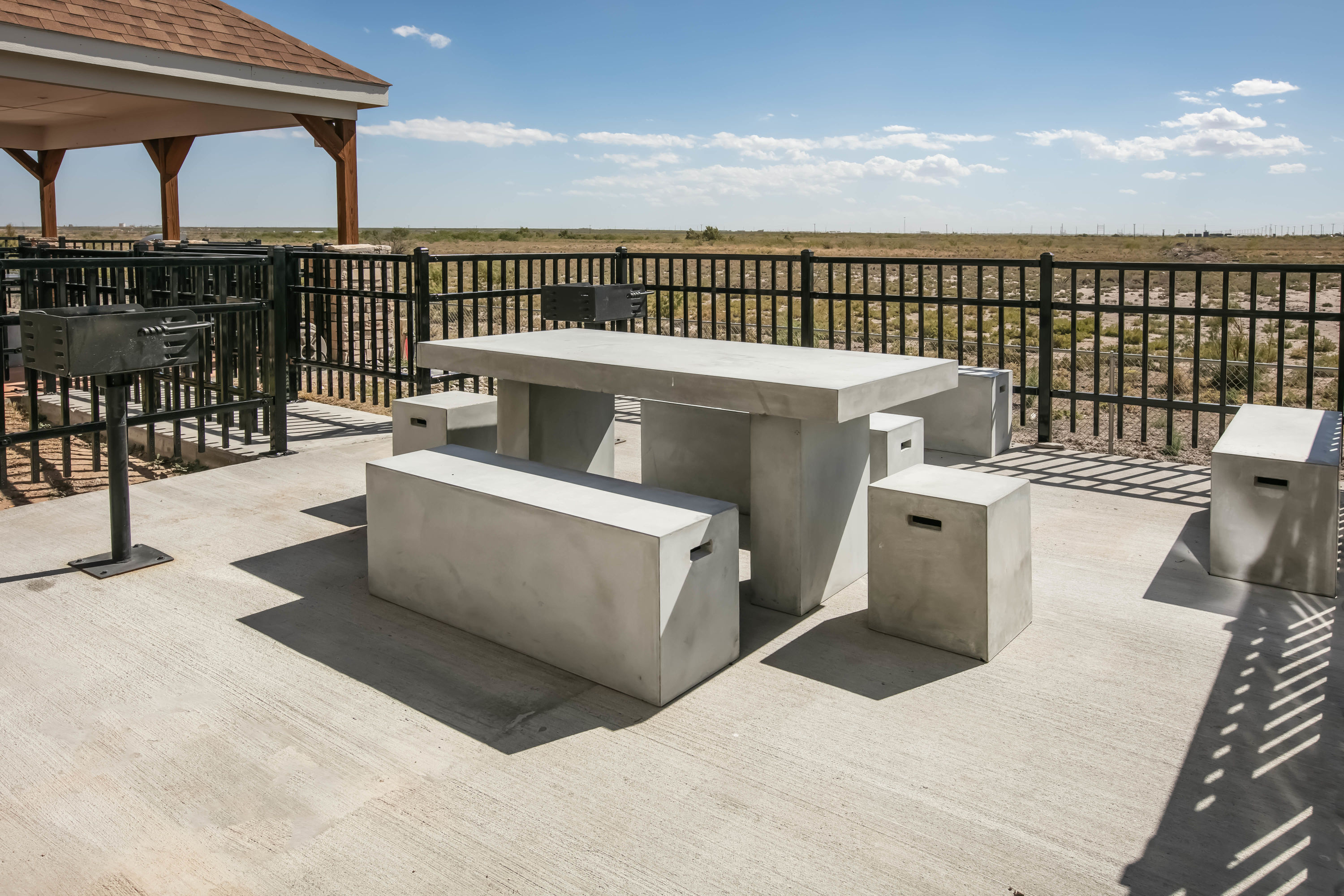 BBQ grill at Microtel Inn & Suites By Wyndham Pecos in Pecos, Texas