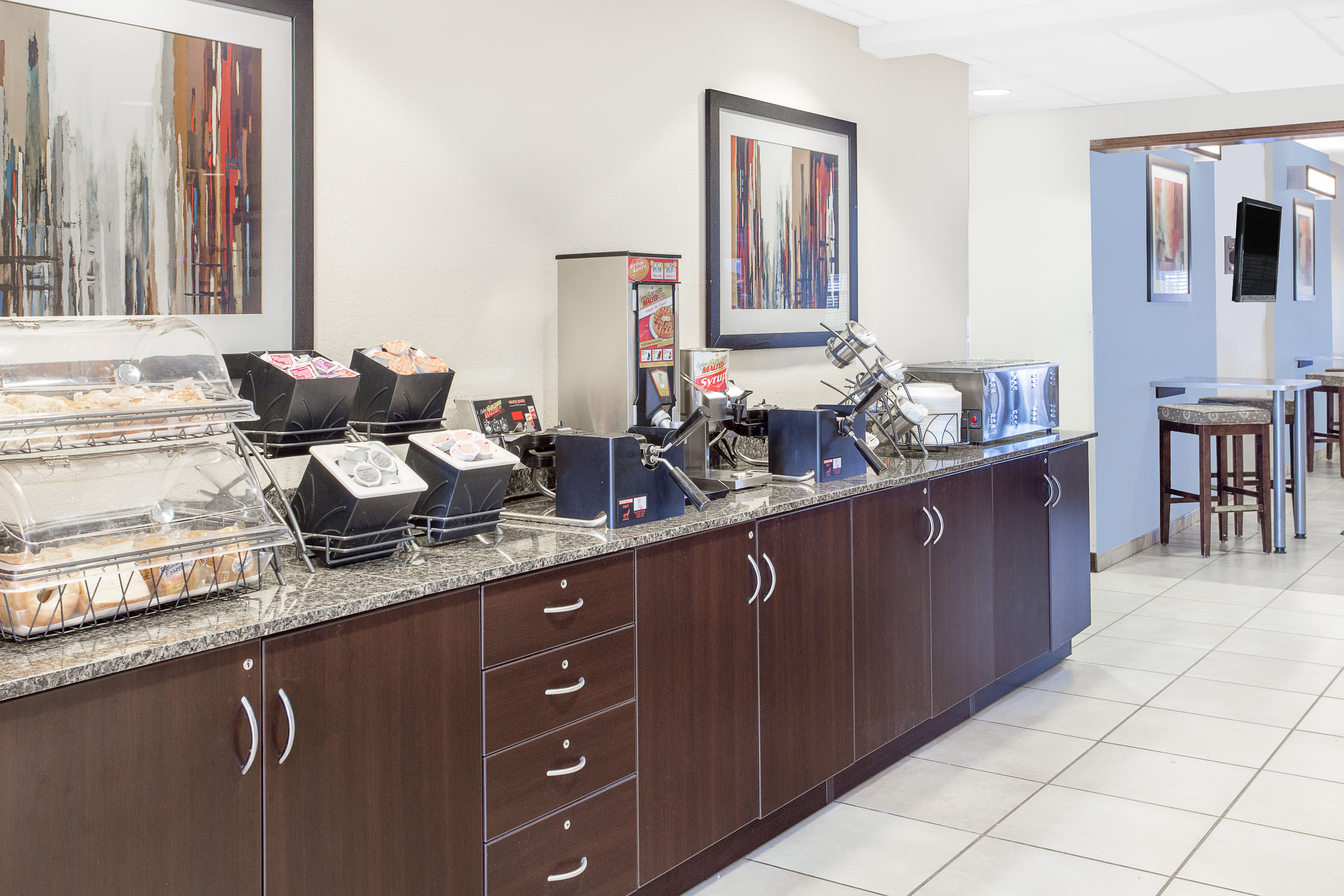 Free breakfast at Microtel Inn & Suites by Wyndham San Angelo in San Angelo, Texas