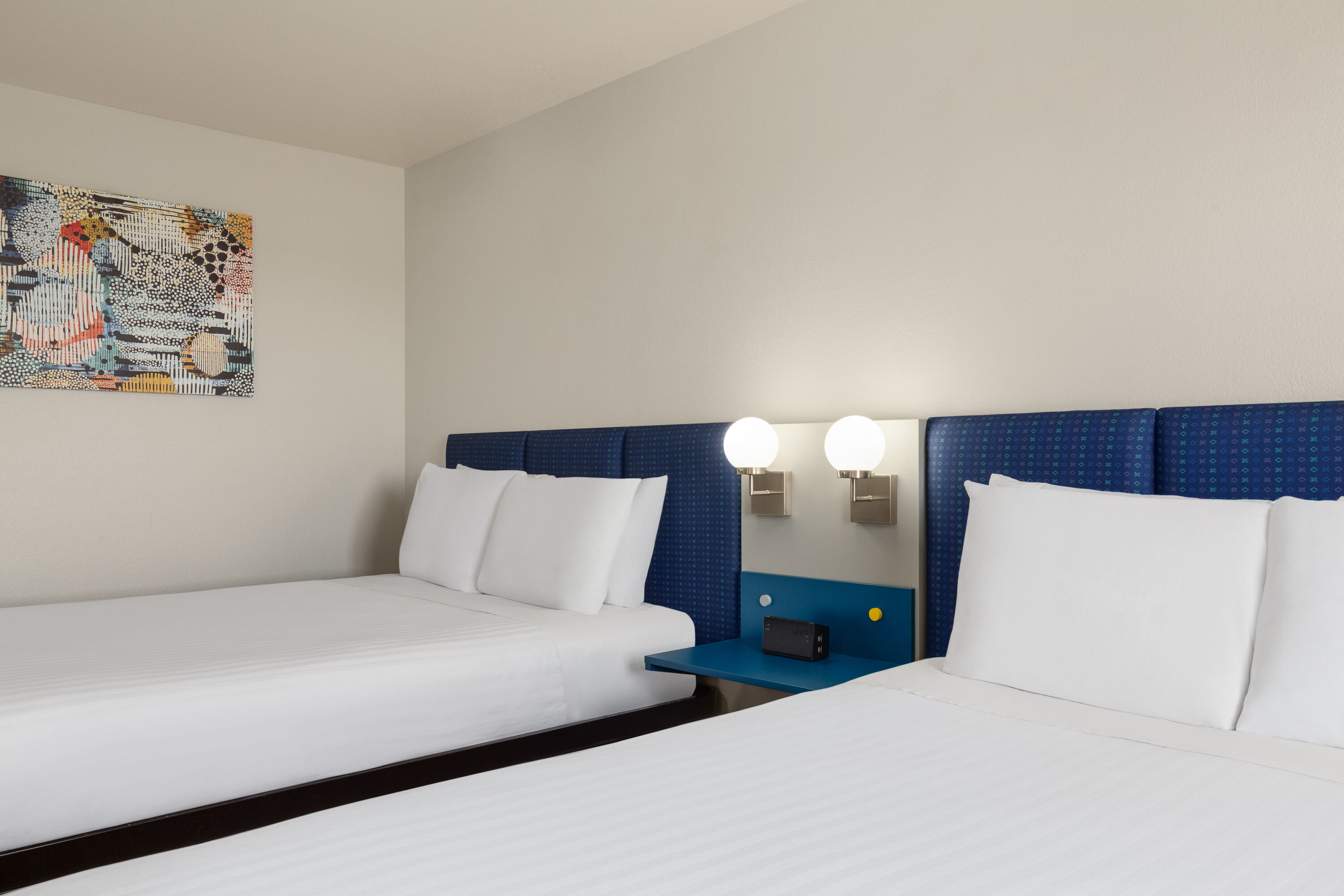 Guest room at the Microtel Inn & Suites by Wyndham Salt Lake City Airport in Salt Lake City, Utah