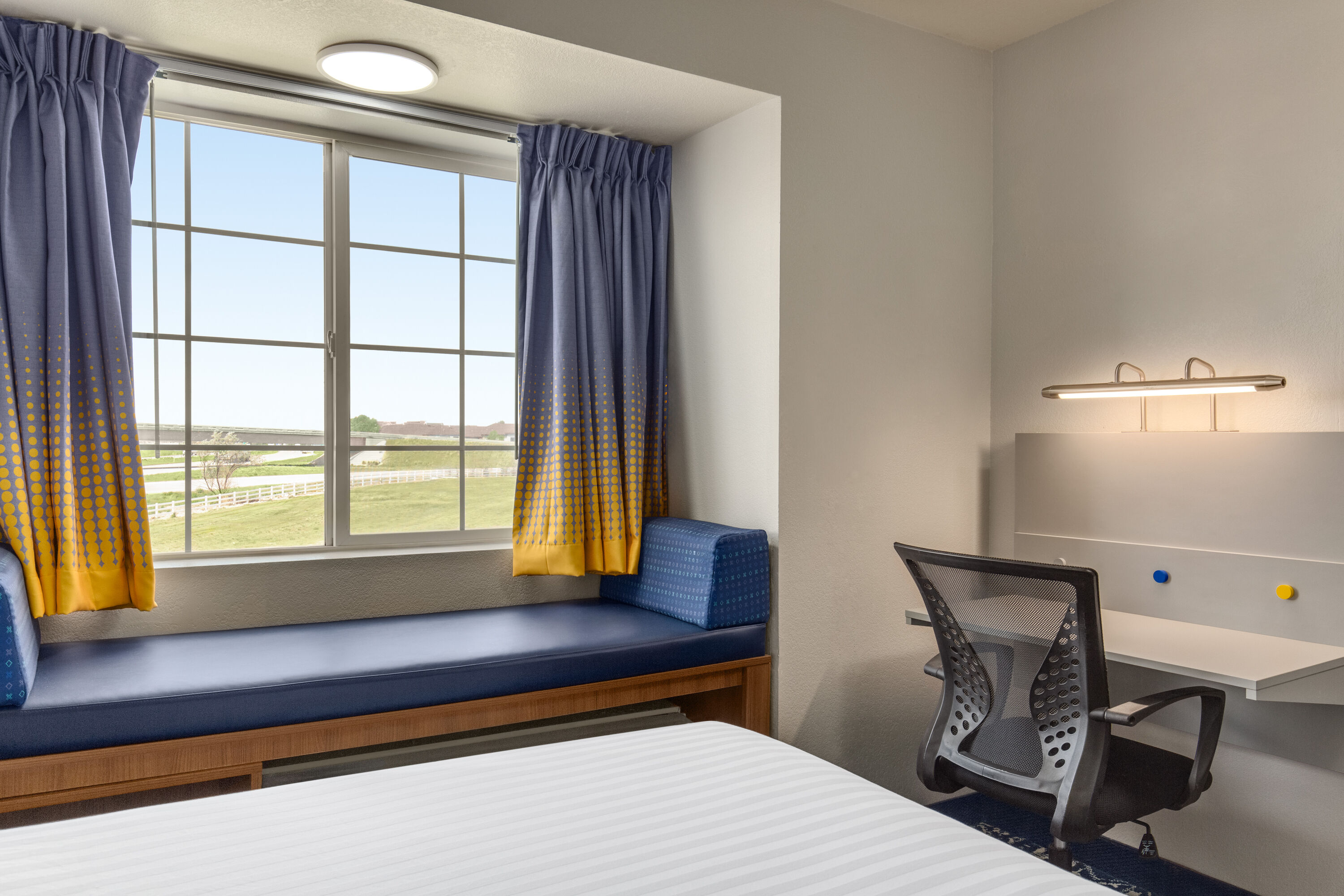 Guest room at the Microtel Inn & Suites by Wyndham Salt Lake City Airport in Salt Lake City, Utah