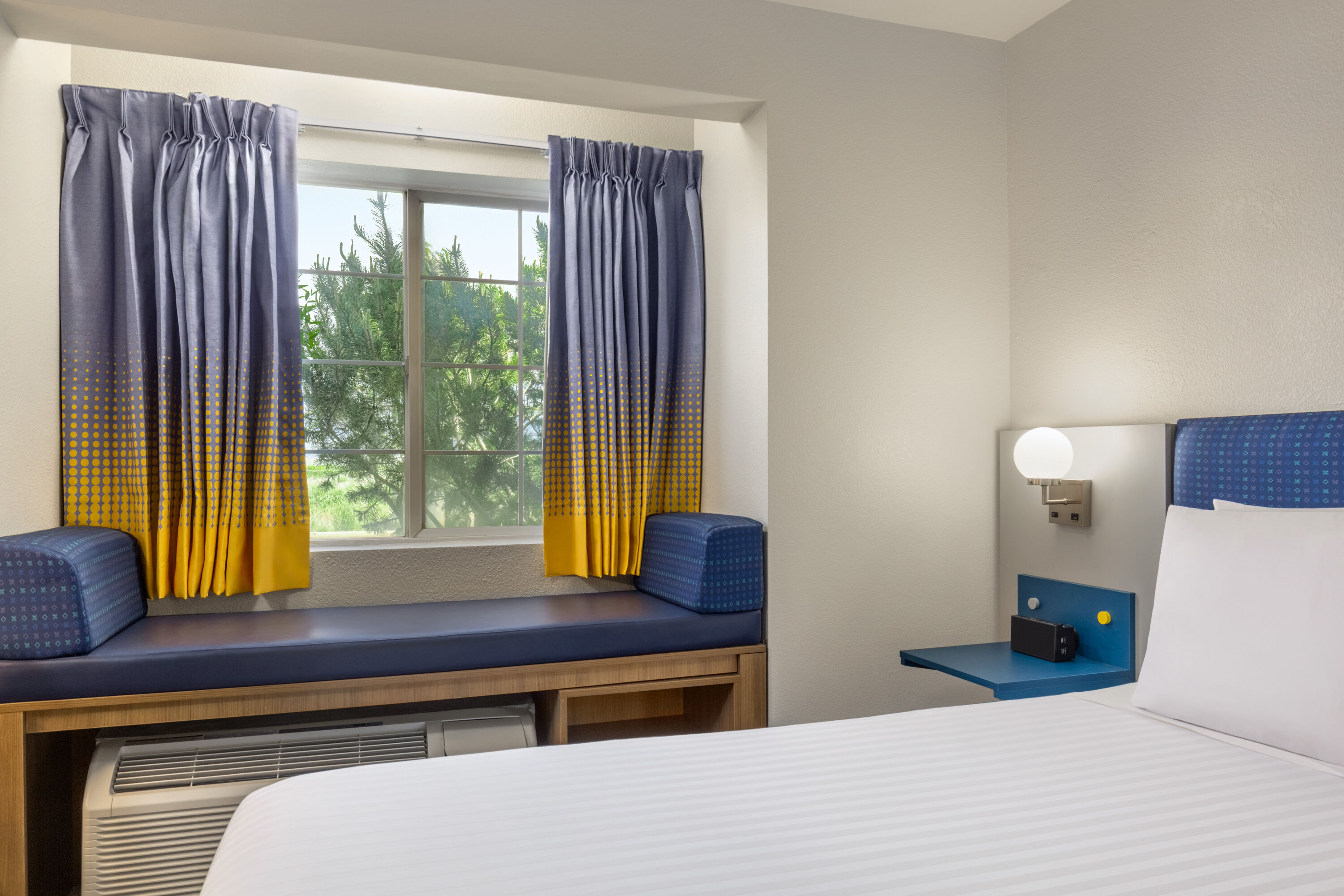 Guest room at the Microtel Inn & Suites by Wyndham Salt Lake City Airport in Salt Lake City, Utah