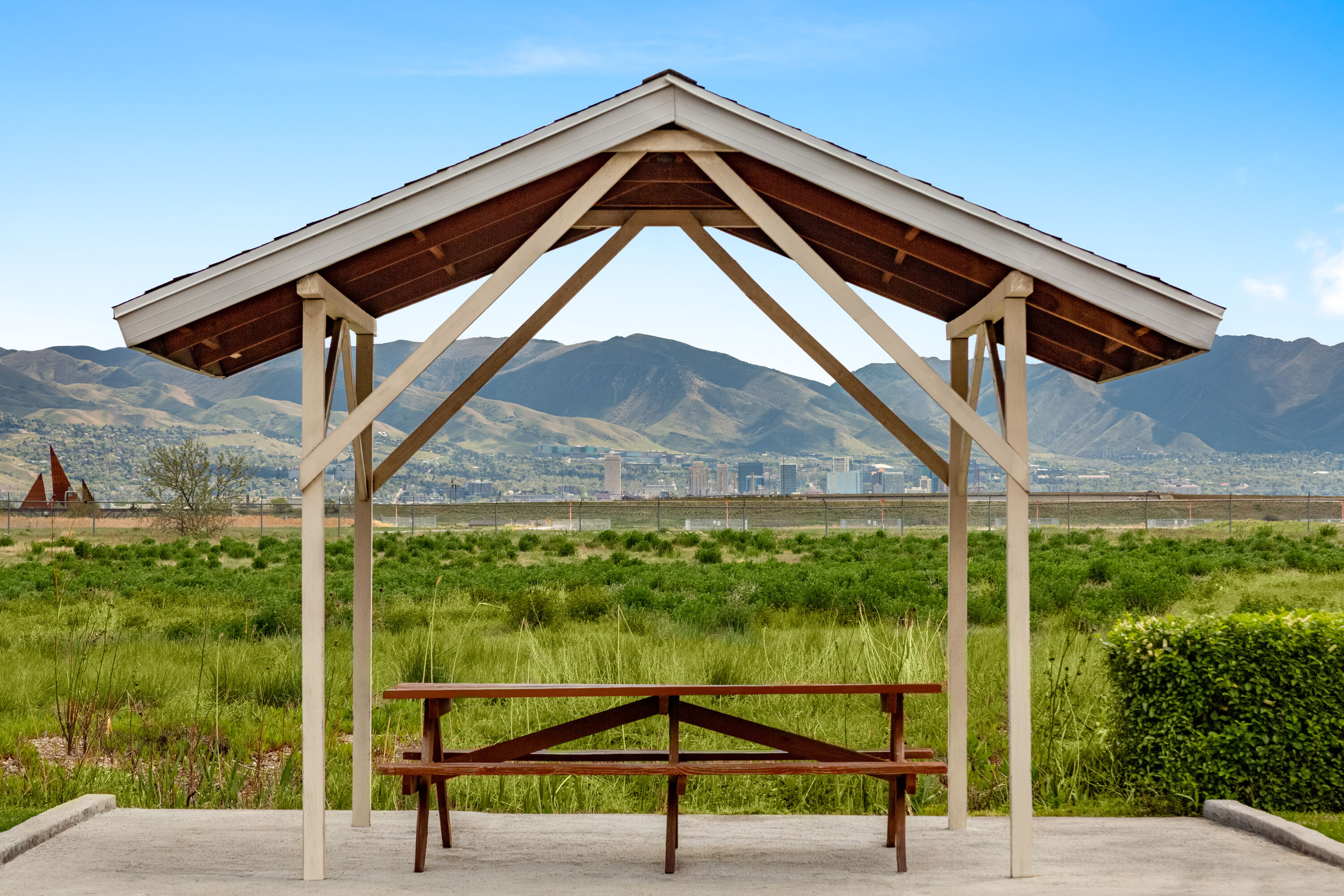 Bar patio at Microtel Inn & Suites by Wyndham Salt Lake City Airport in Salt Lake City, Utah