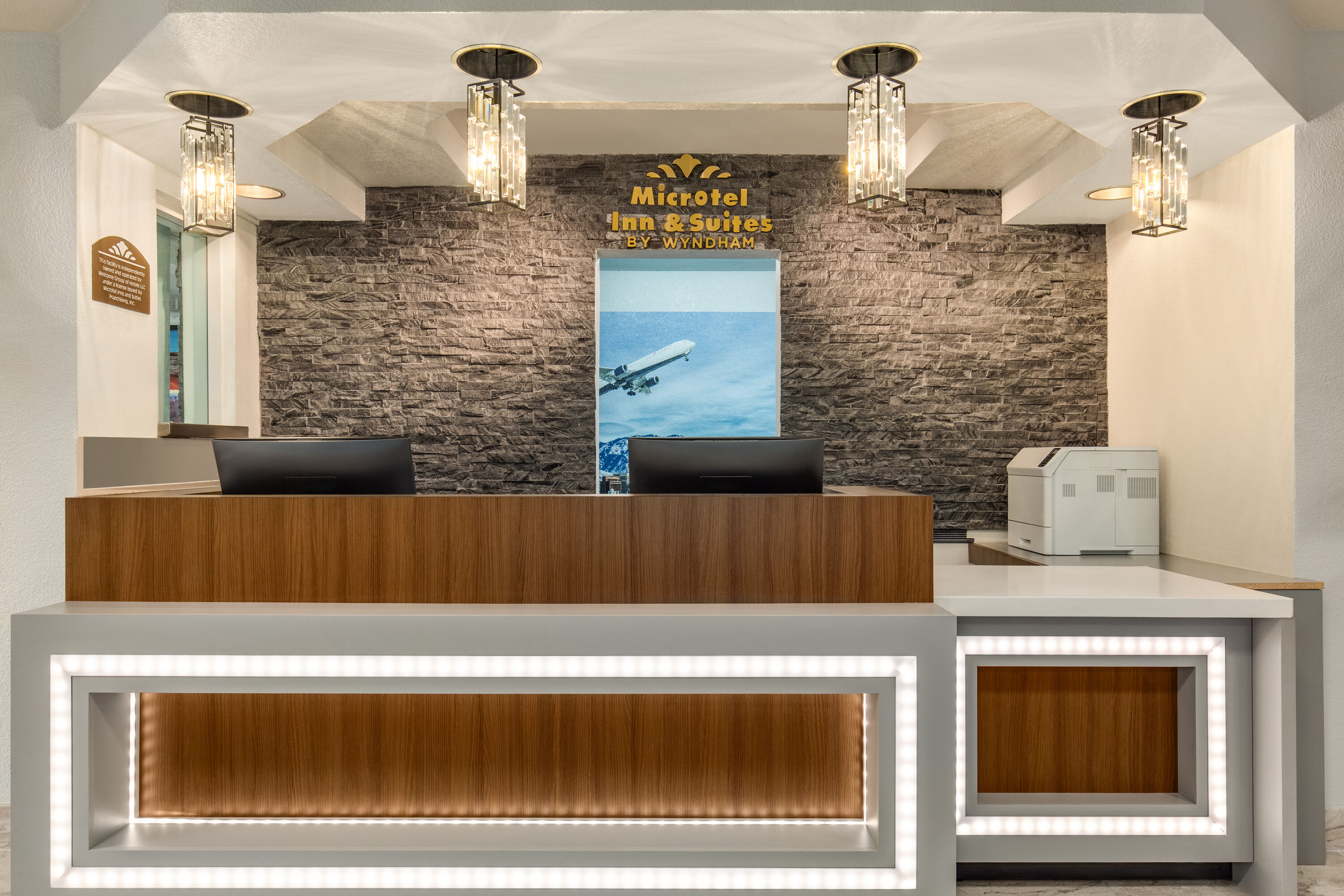 Microtel Inn & Suites by Wyndham Salt Lake City Airport reception in Salt Lake City, Utah