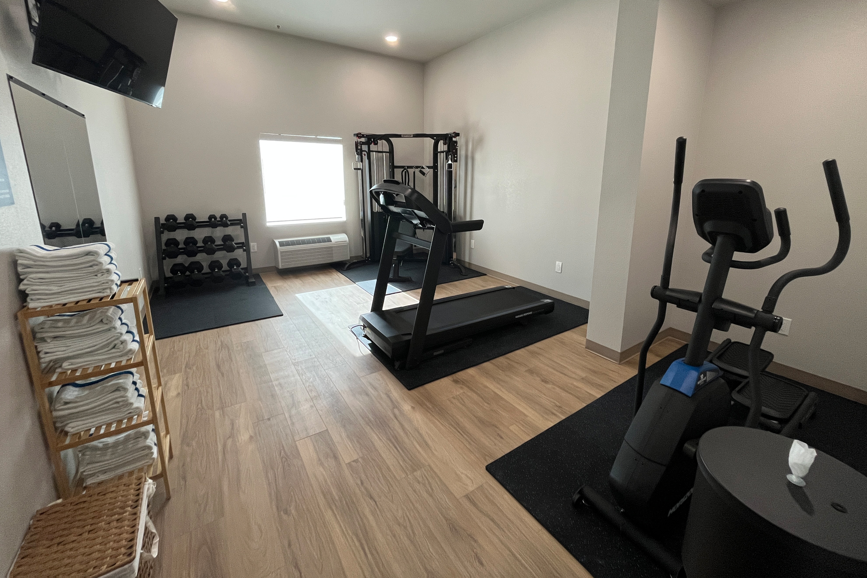 Fitness room at Microtel Inn & Suites by Wyndham Tooele in Tooele, Utah