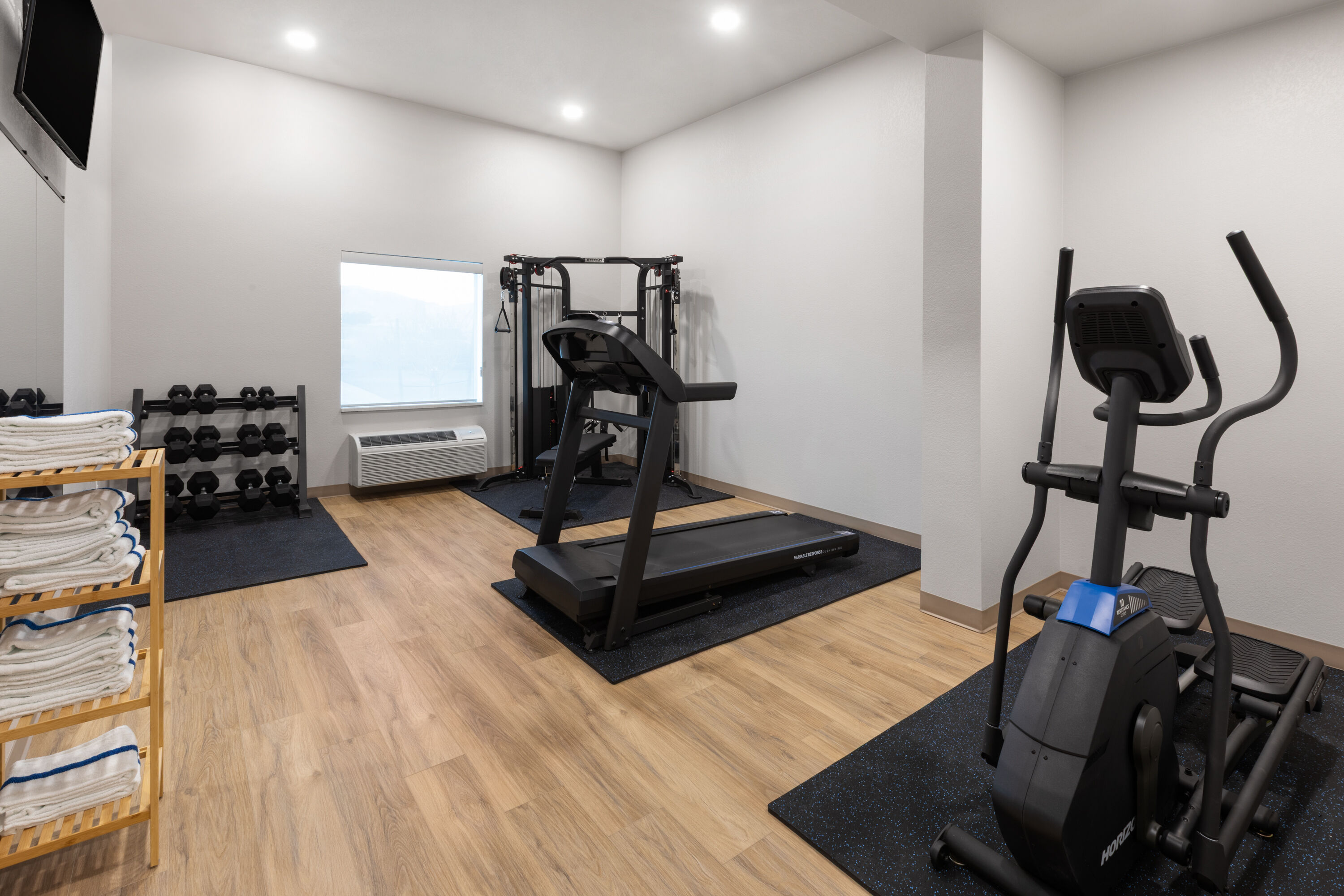 Fitness room at Microtel Inn & Suites by Wyndham Tooele in Tooele, Utah