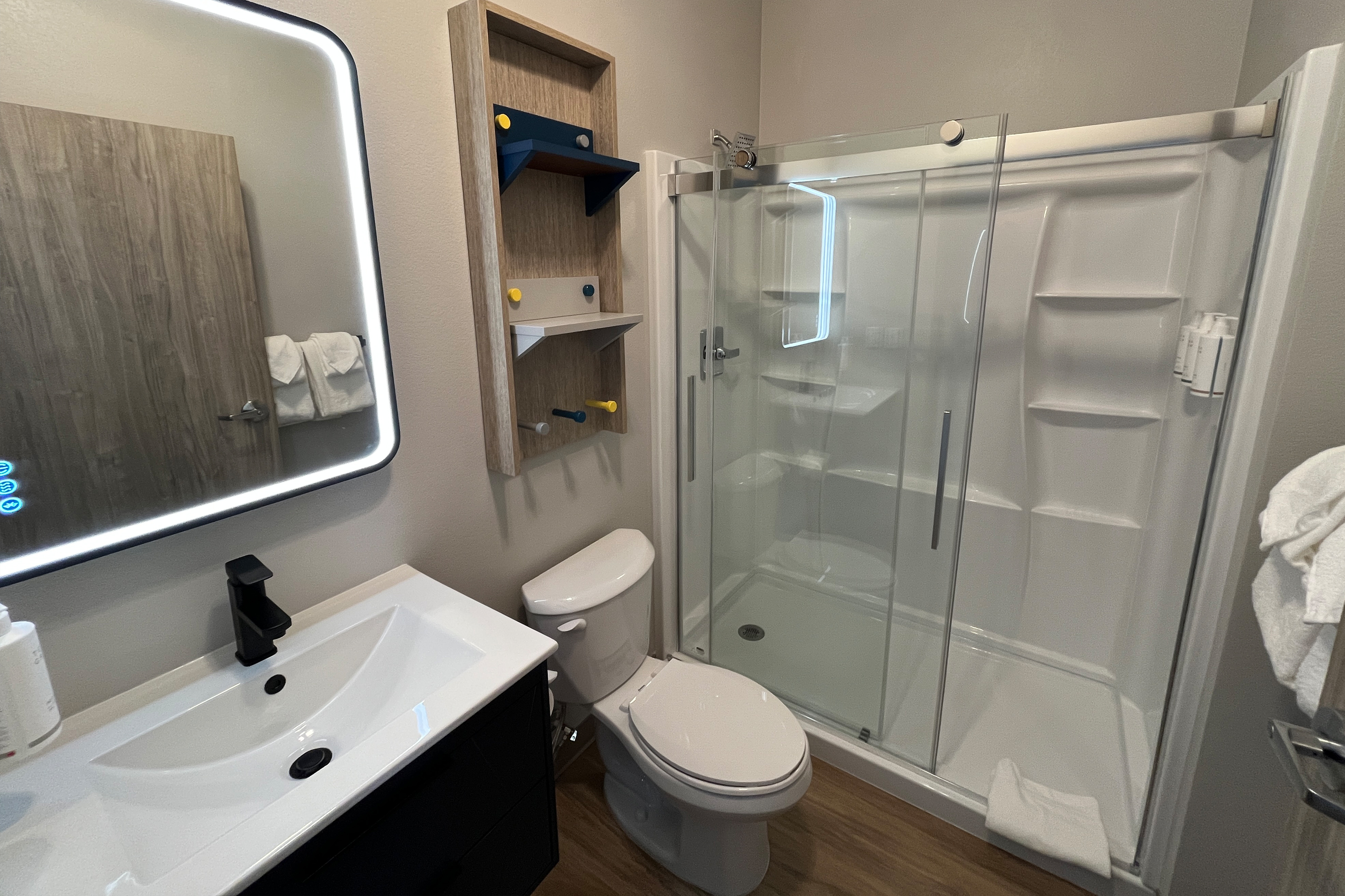 Guest room at the Microtel Inn & Suites by Wyndham Tooele in Tooele, Utah