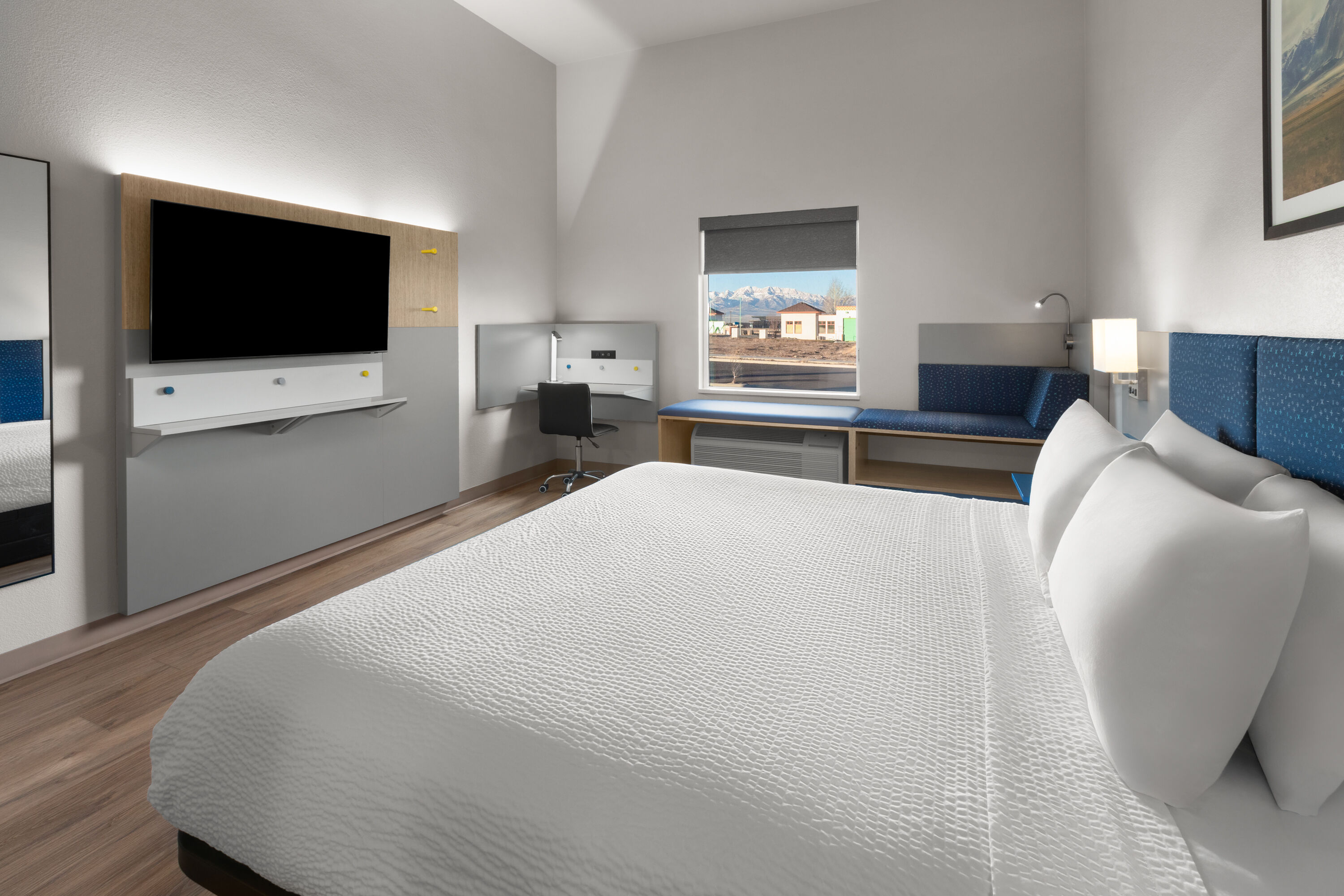 Guest room at the Microtel Inn & Suites by Wyndham Tooele in Tooele, Utah