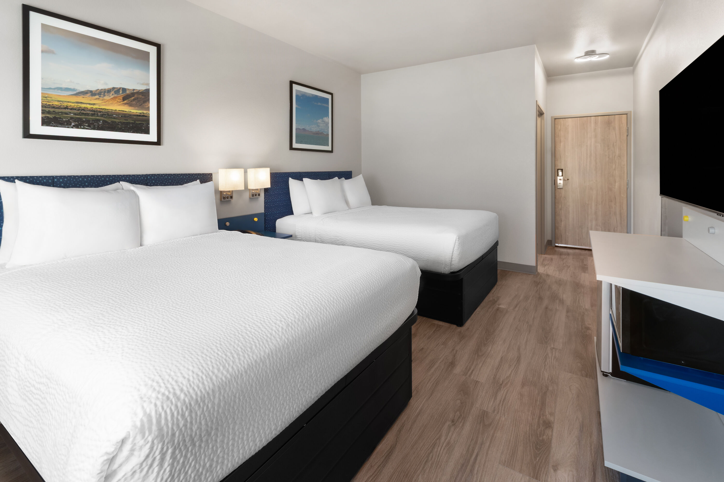 Guest room at the Microtel Inn & Suites by Wyndham Tooele in Tooele, Utah