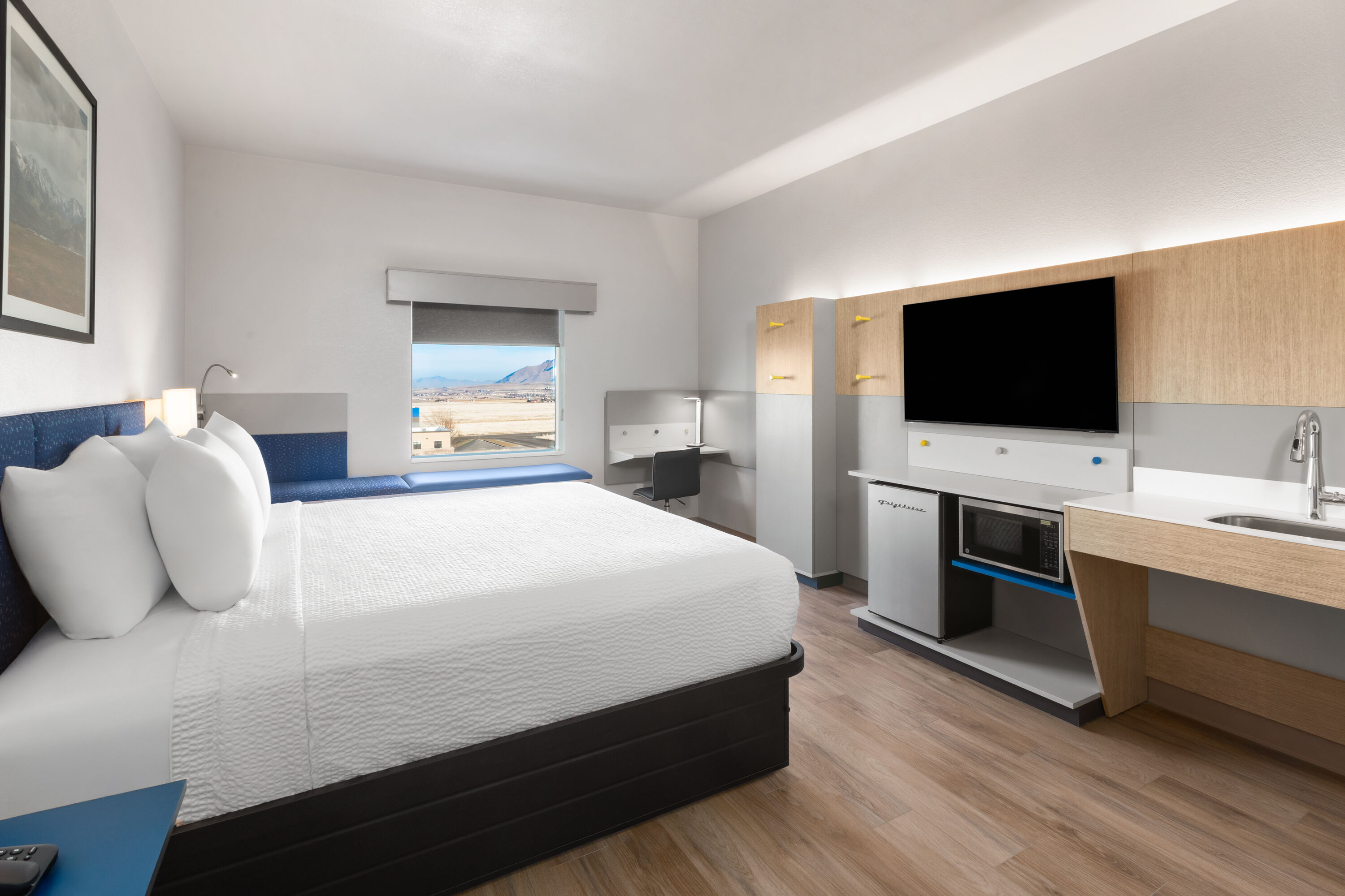 Guest room at the Microtel Inn & Suites by Wyndham Tooele in Tooele, Utah