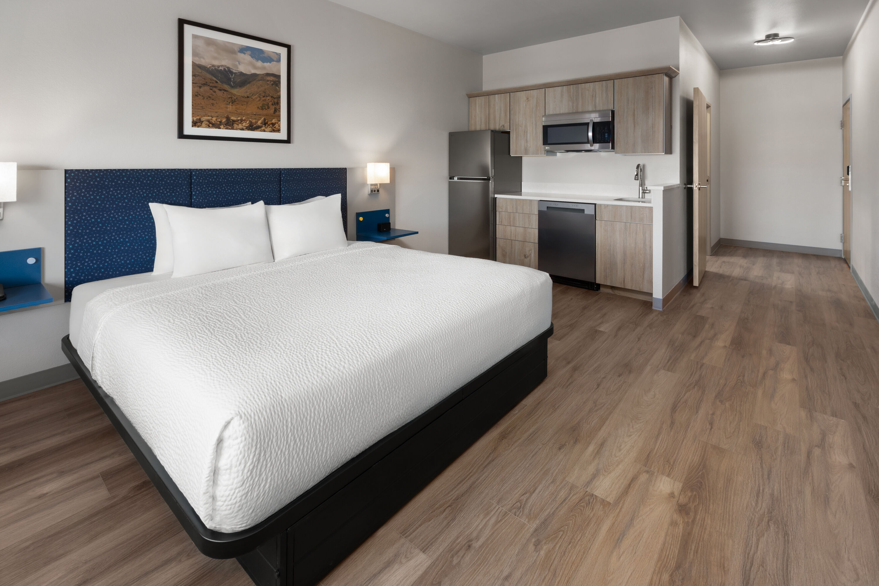 Guest room at the Microtel Inn & Suites by Wyndham Tooele in Tooele, Utah