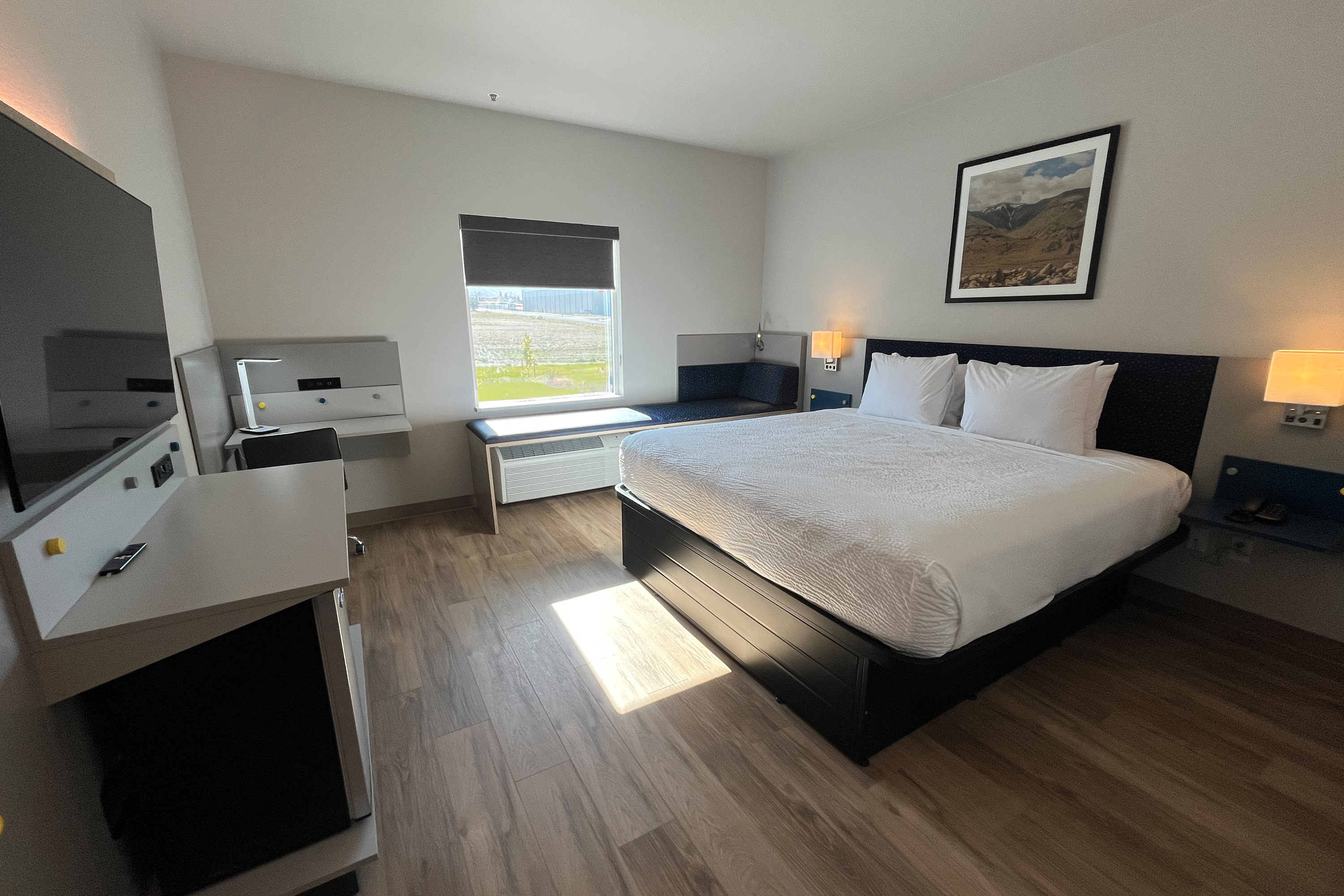 Guest room at the Microtel Inn & Suites by Wyndham Tooele in Tooele, Utah