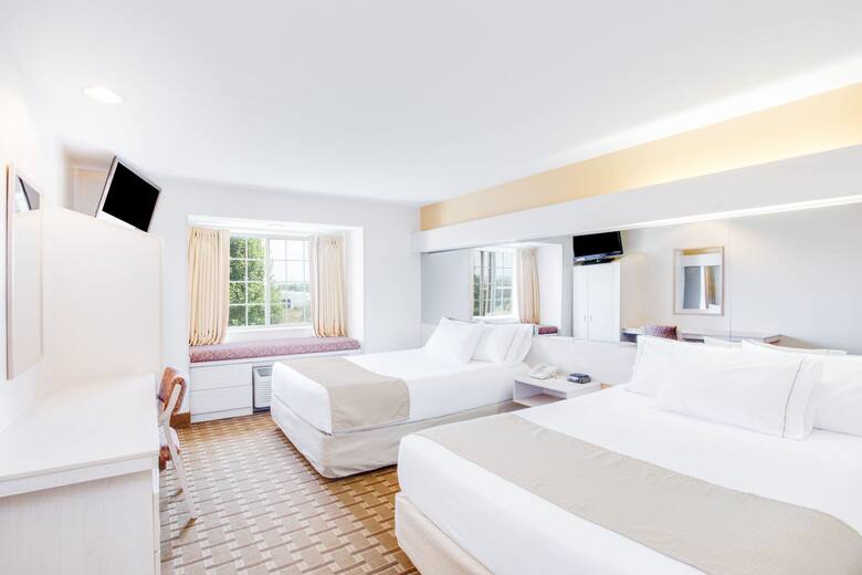 Guest room at the Microtel Inn & Suites by Wyndham Christiansburg/Blacksburg in Christiansburg, Virginia