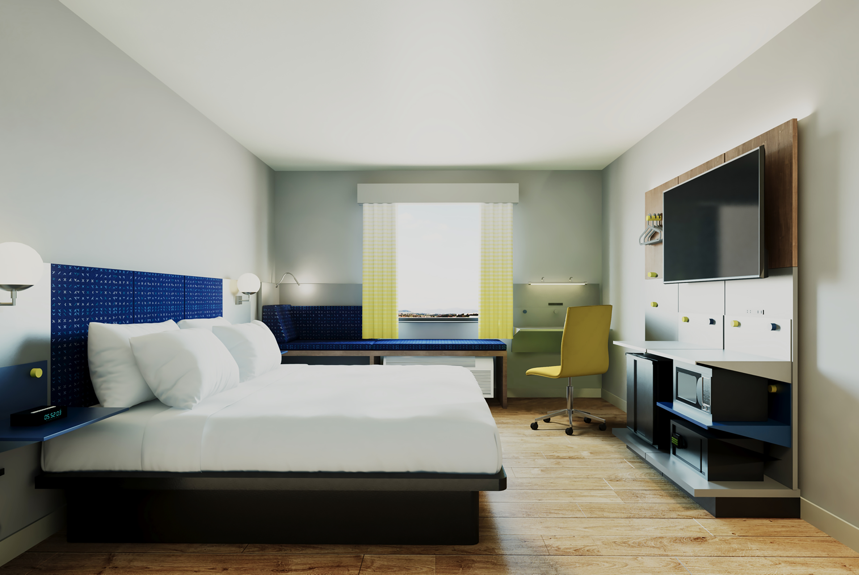 Guest room at the Microtel Inn & Suites by Wyndham Danville VA in Danville, Virginia