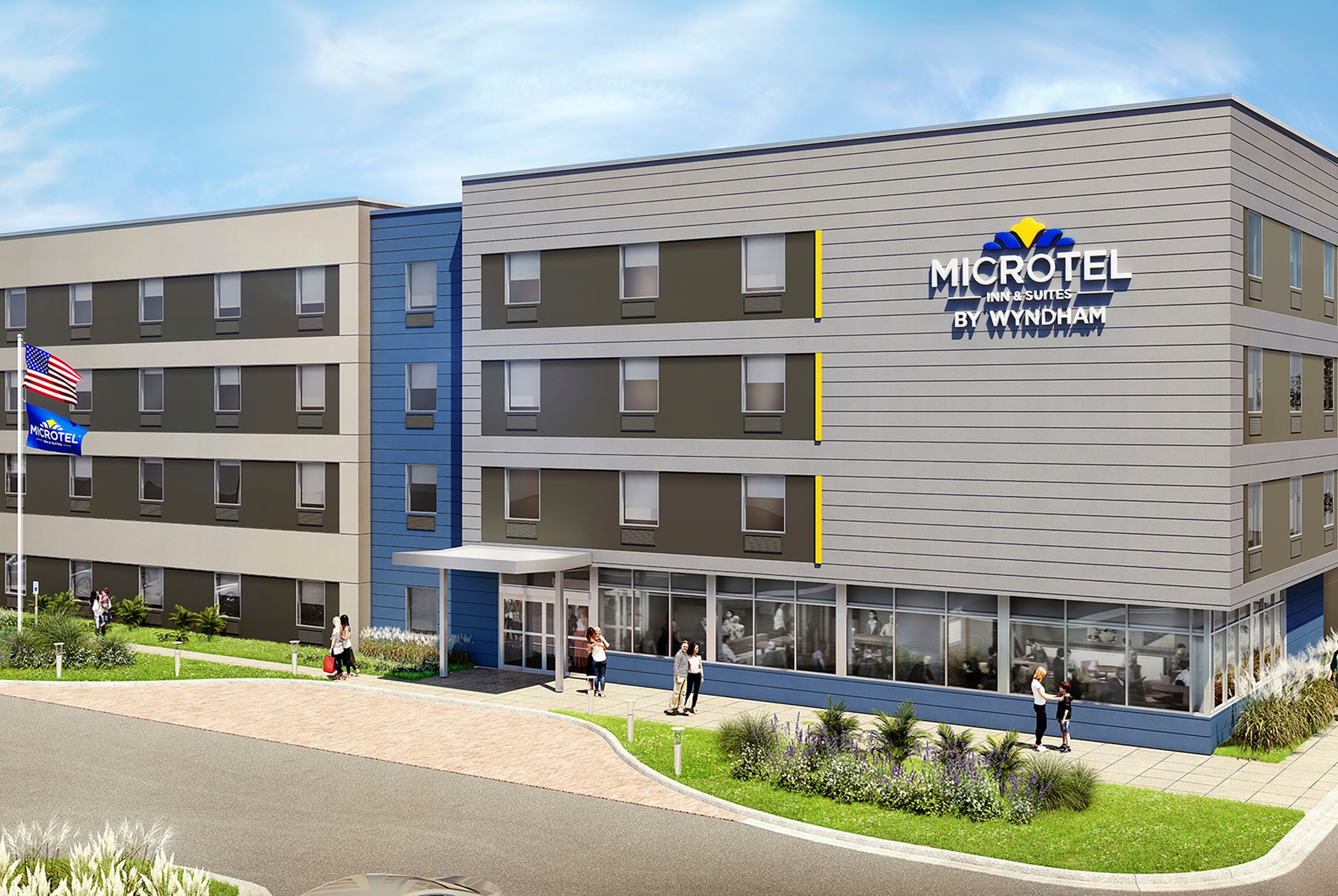 Exterior of Microtel Inn & Suites by Wyndham Danville VA hotel in Danville, Virginia