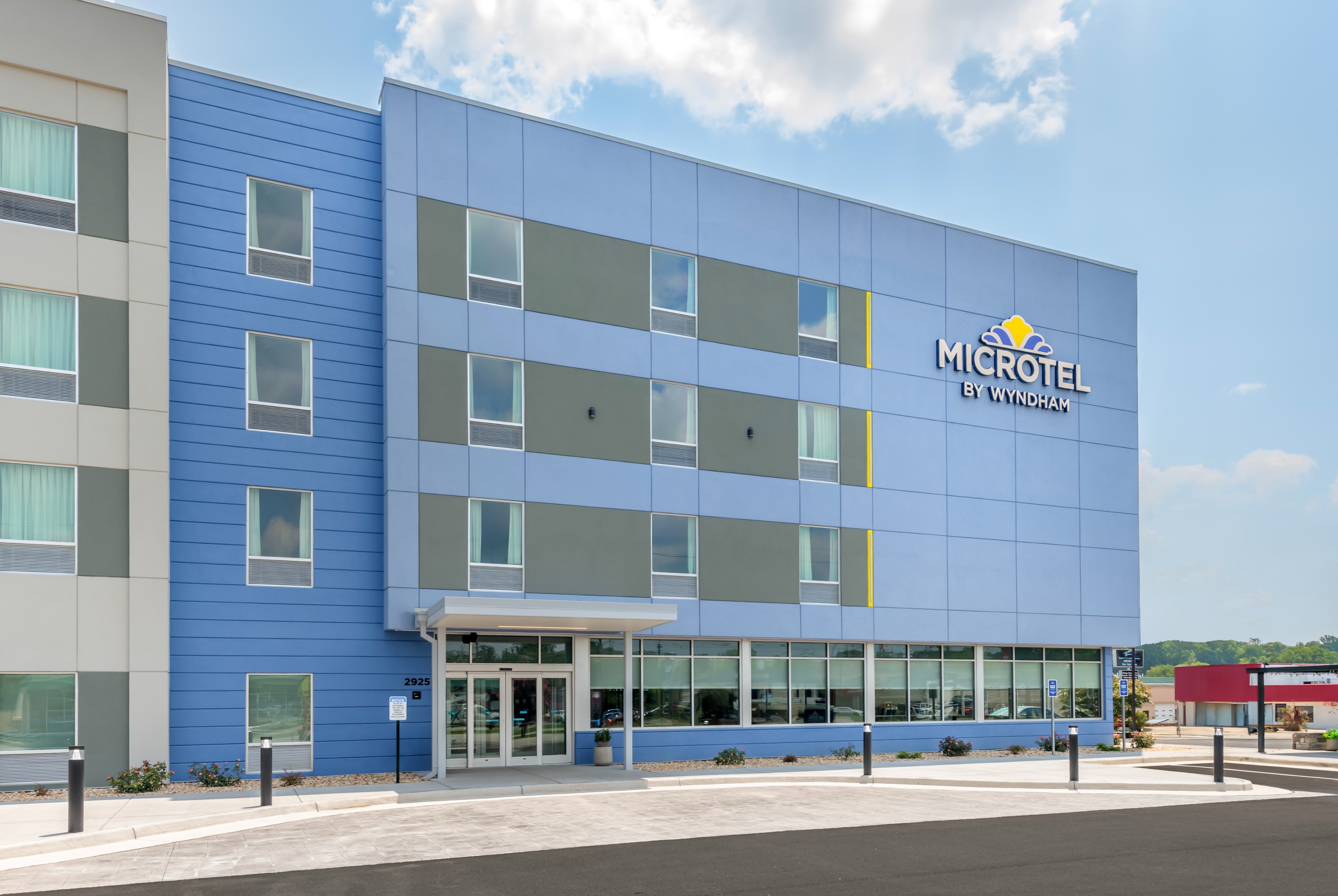 Exterior of Microtel Inn & Suites by Wyndham Danville VA hotel in Danville, Virginia