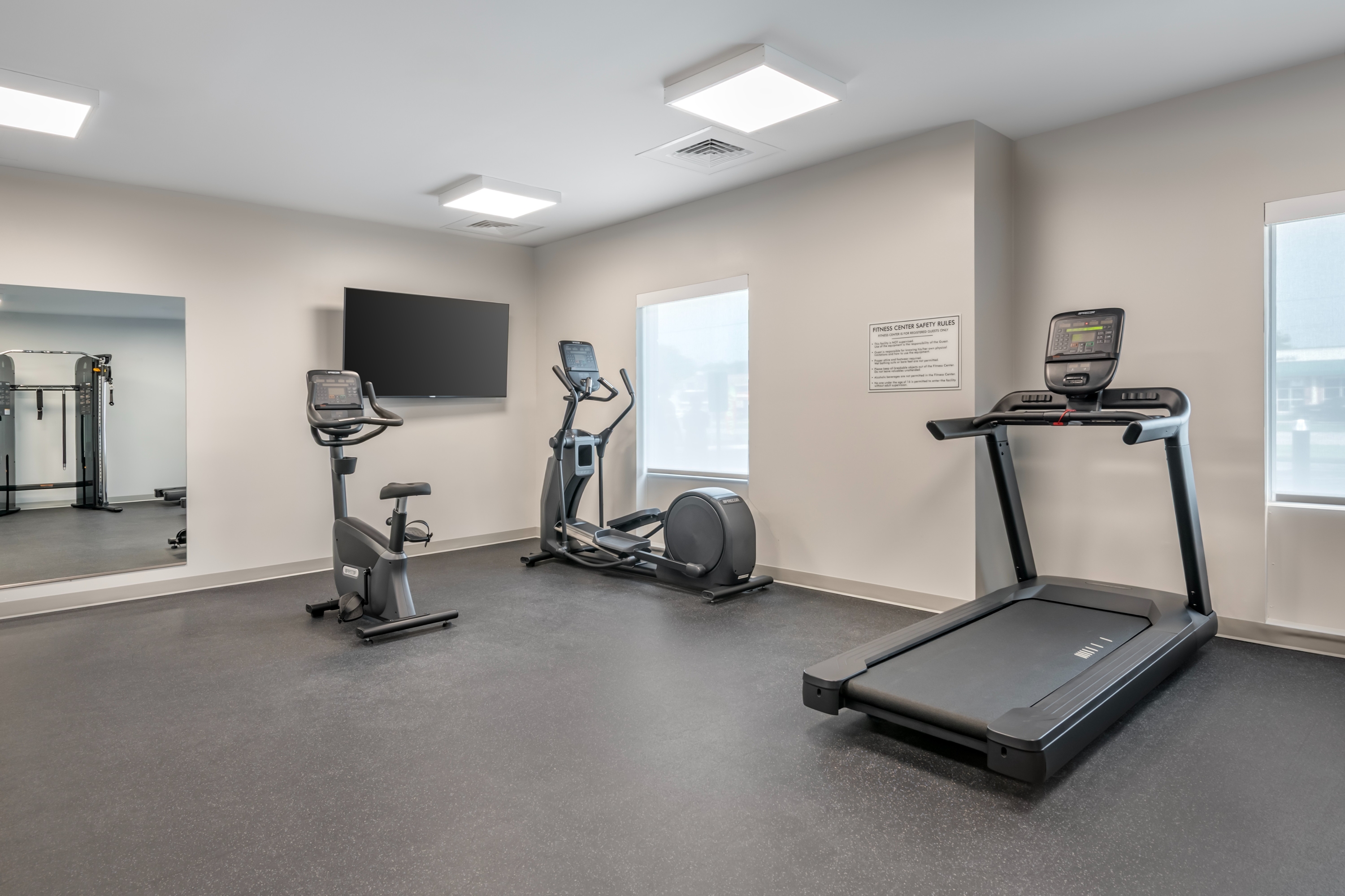 Fitness room at Microtel Inn & Suites by Wyndham Danville VA in Danville, Virginia