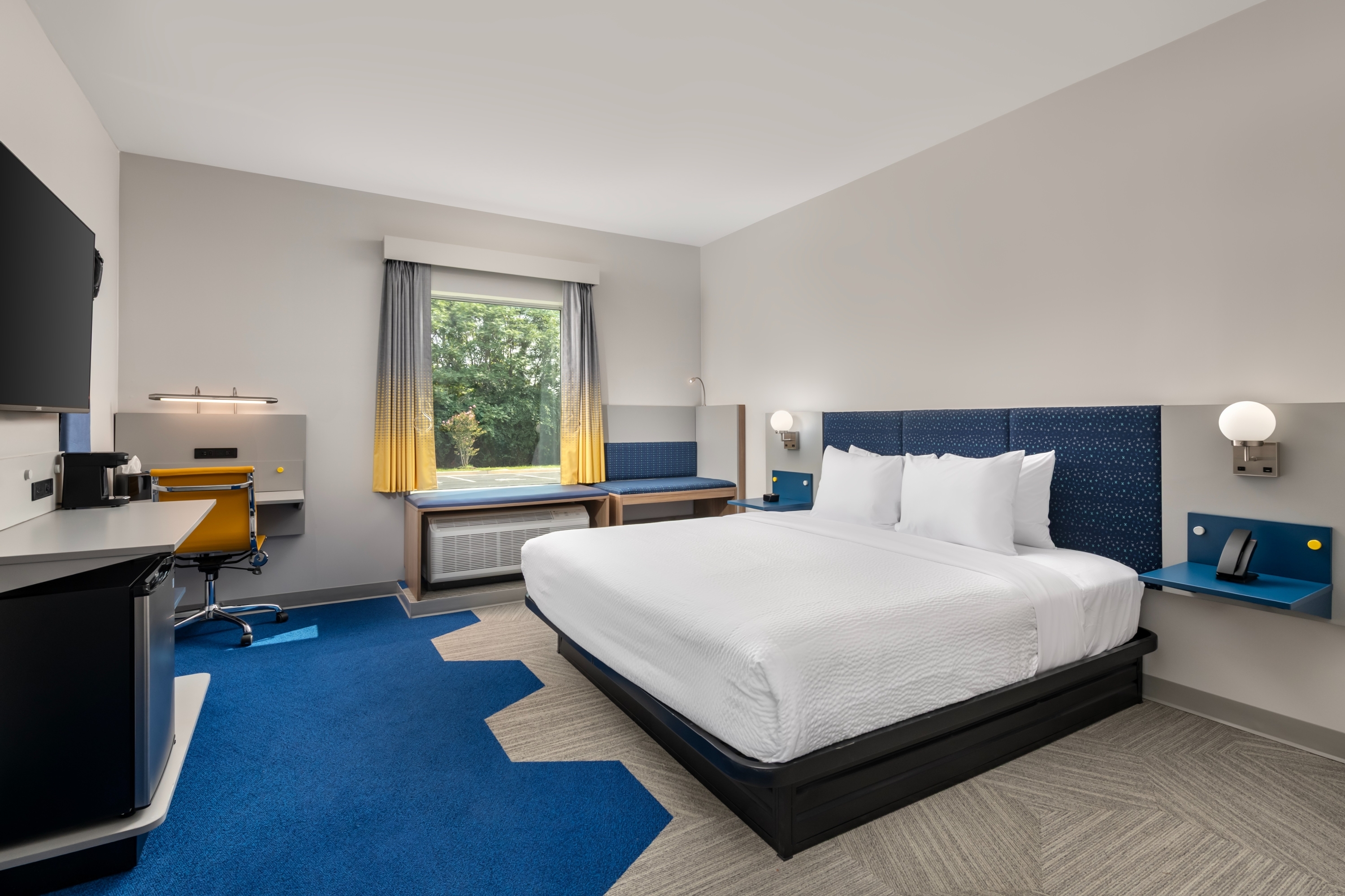Guest room at the Microtel Inn & Suites by Wyndham Danville VA in Danville, Virginia