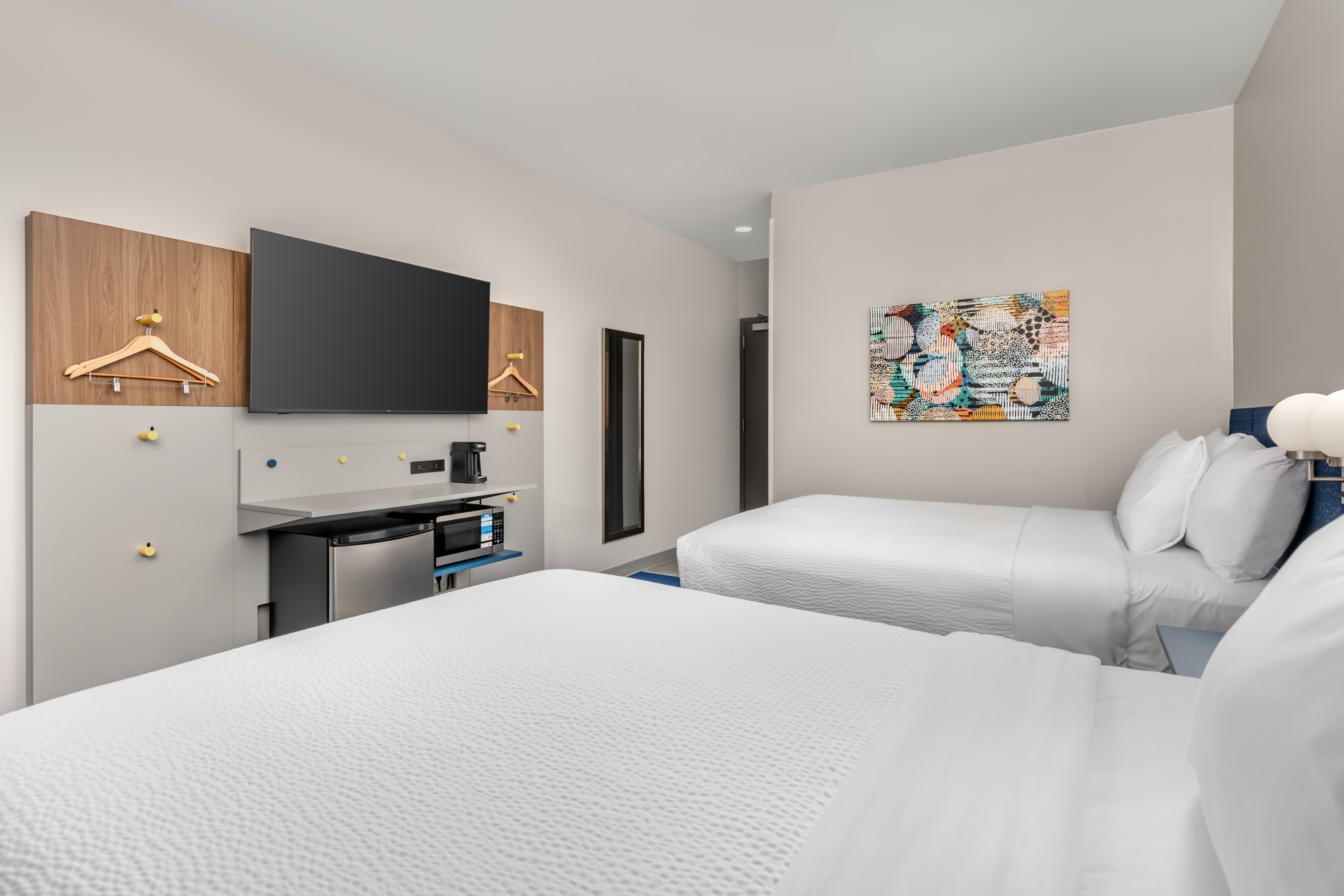 Guest room at the Microtel Inn & Suites by Wyndham Danville VA in Danville, Virginia