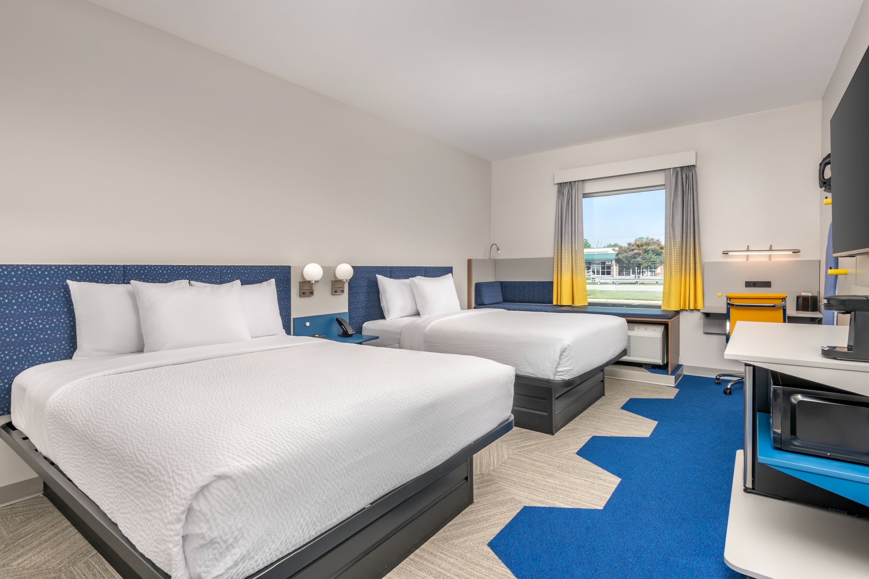 Guest room at the Microtel Inn & Suites by Wyndham Danville VA in Danville, Virginia
