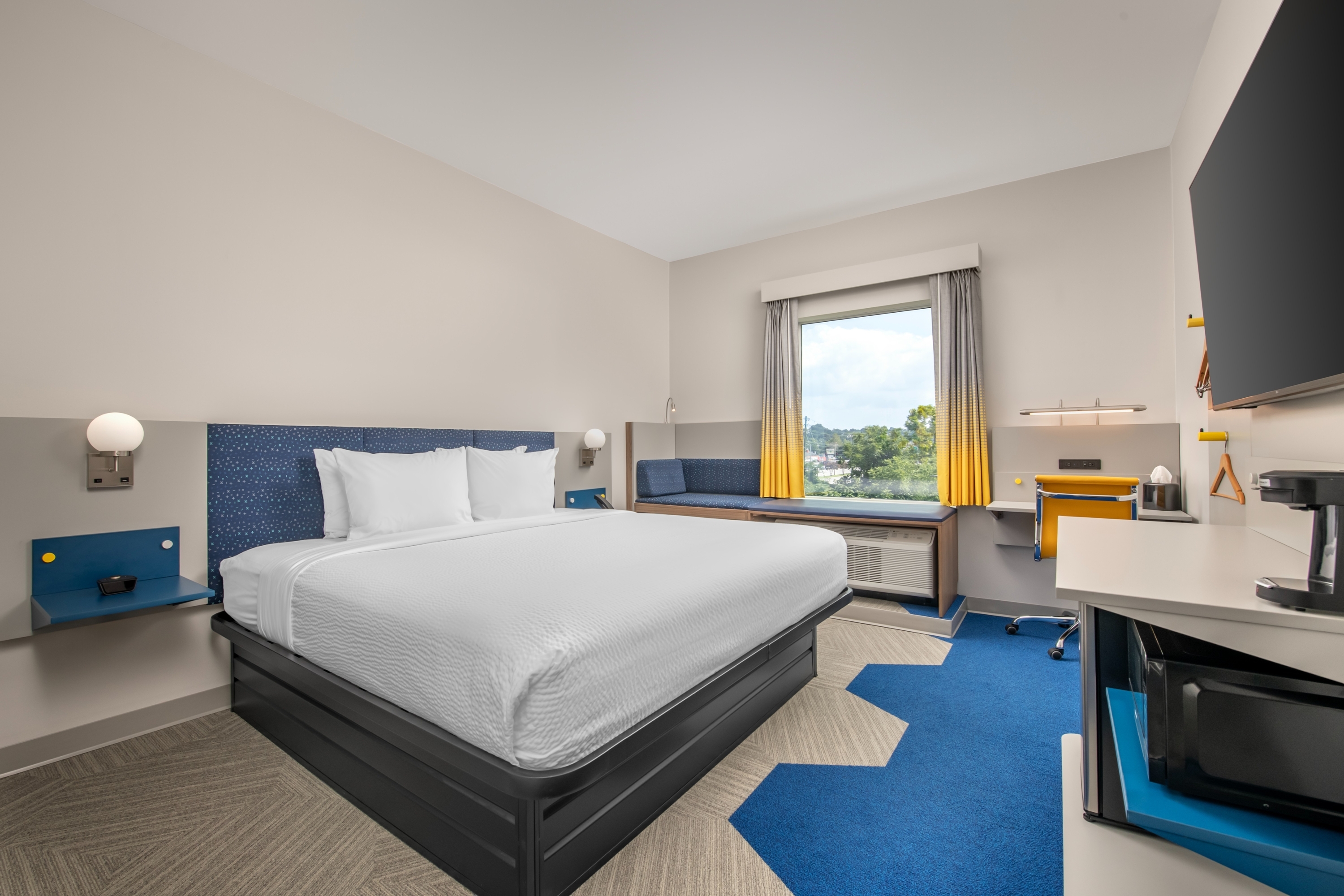 Guest room at the Microtel Inn & Suites by Wyndham Danville VA in Danville, Virginia